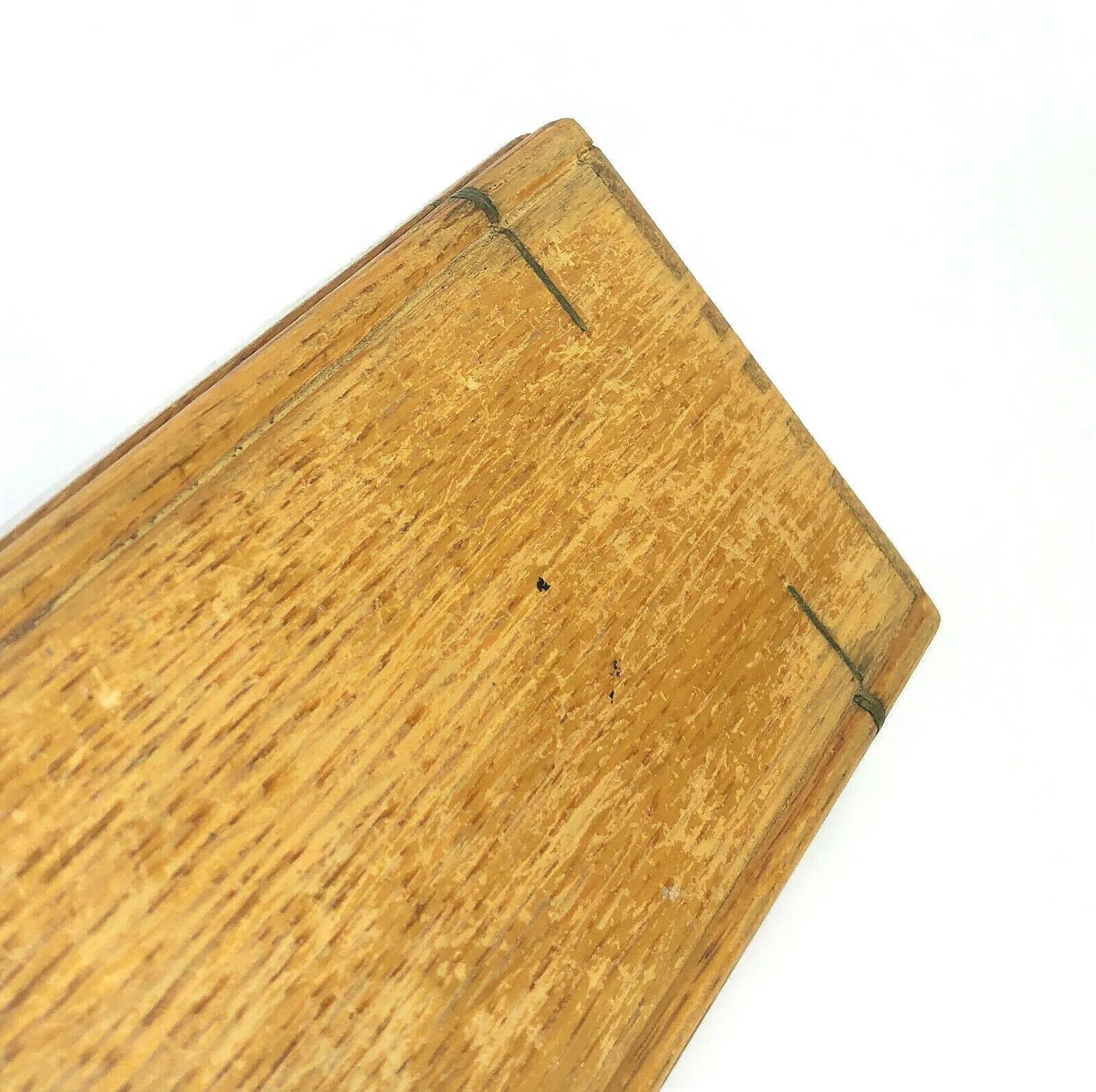 1889 Singer Sewing Machine Oak Puzzle Box AS IS for Project No Attachments - Image 3
