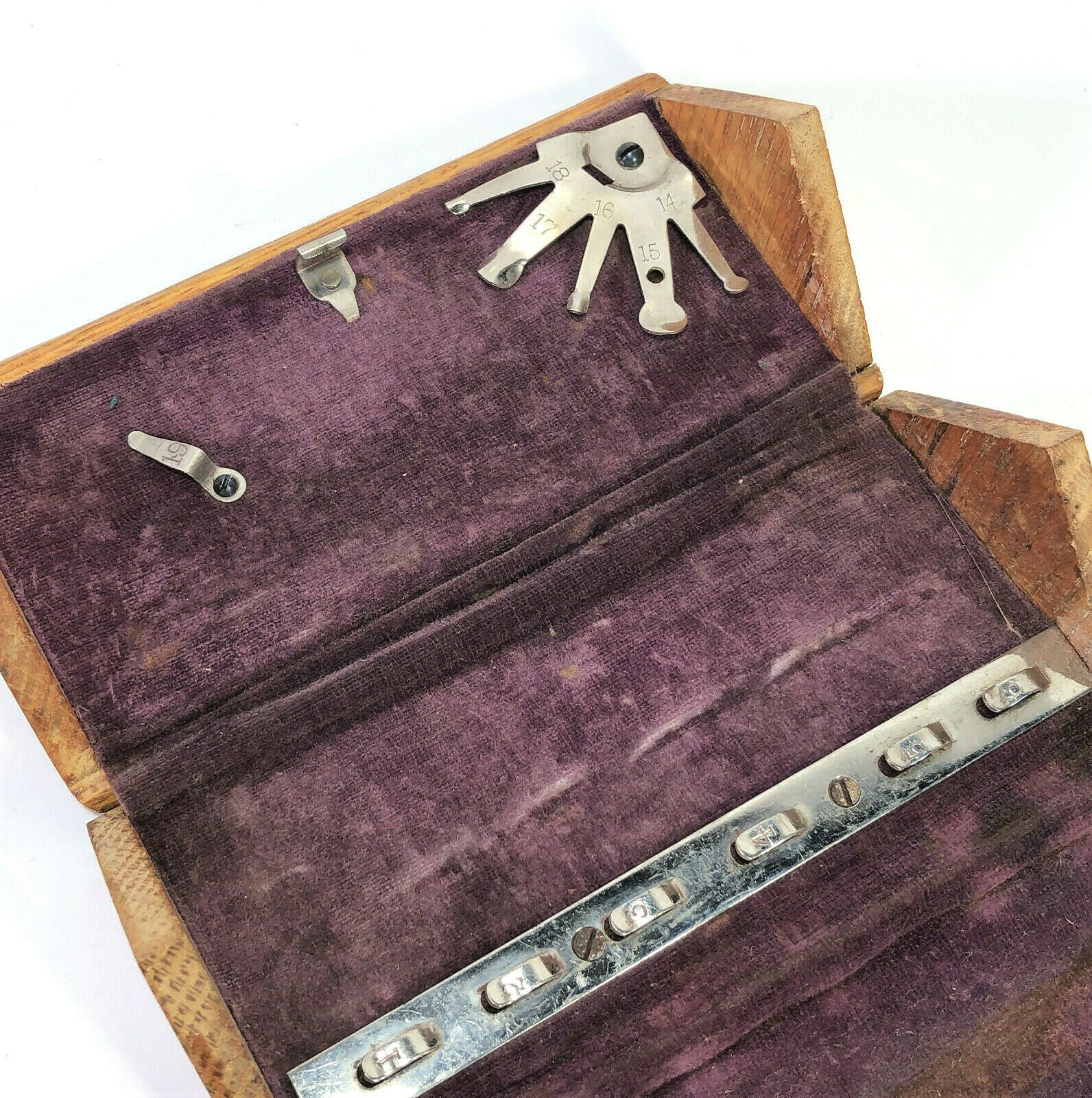 1889 Singer Sewing Machine Oak Puzzle Box AS IS for Project No Attachments - Image 6