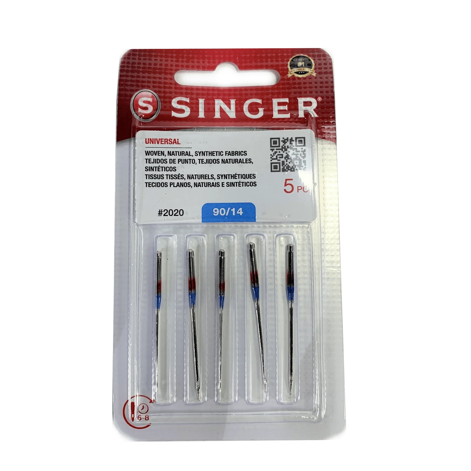 Singer Sewing Machine Needles 15x1 Universal 2020 5 Pack - Choice of Size - Image 5