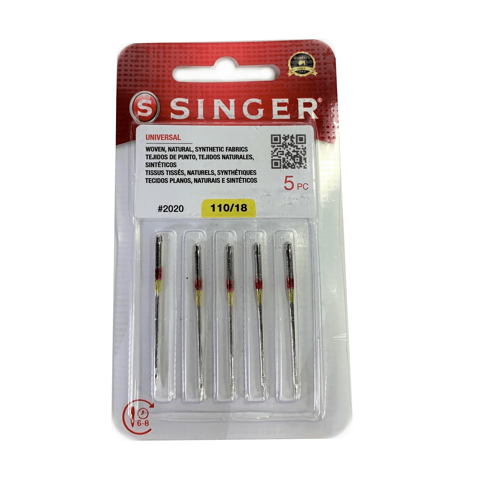 Singer Sewing Machine Needles 15x1 Universal 2020 5 Pack - Choice of Size - Image 6