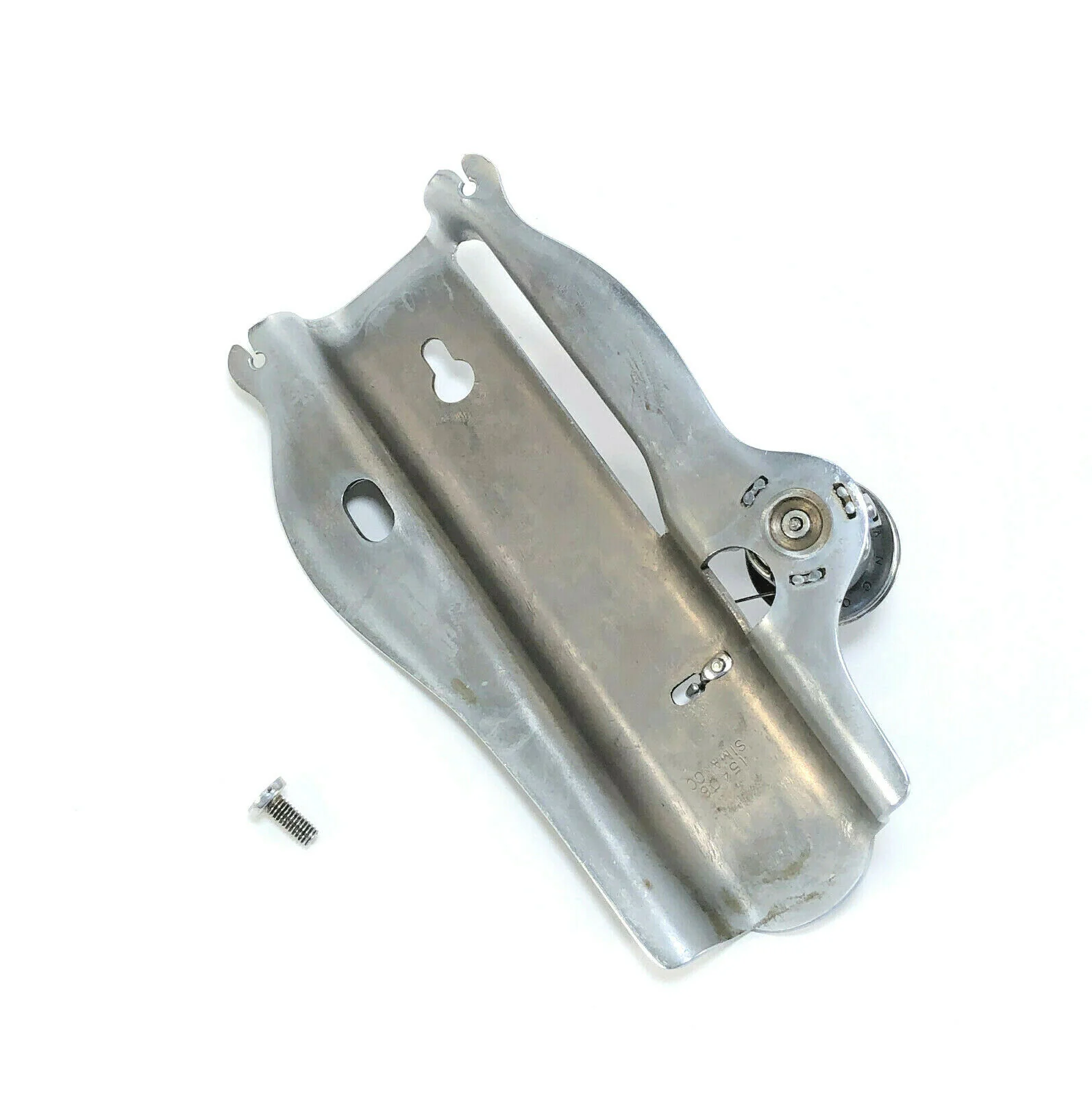 Early Singer 15 Sewing Machine Floral Face Plate and Tension Assembly in Chrome Simanco 15406 - Image 3
