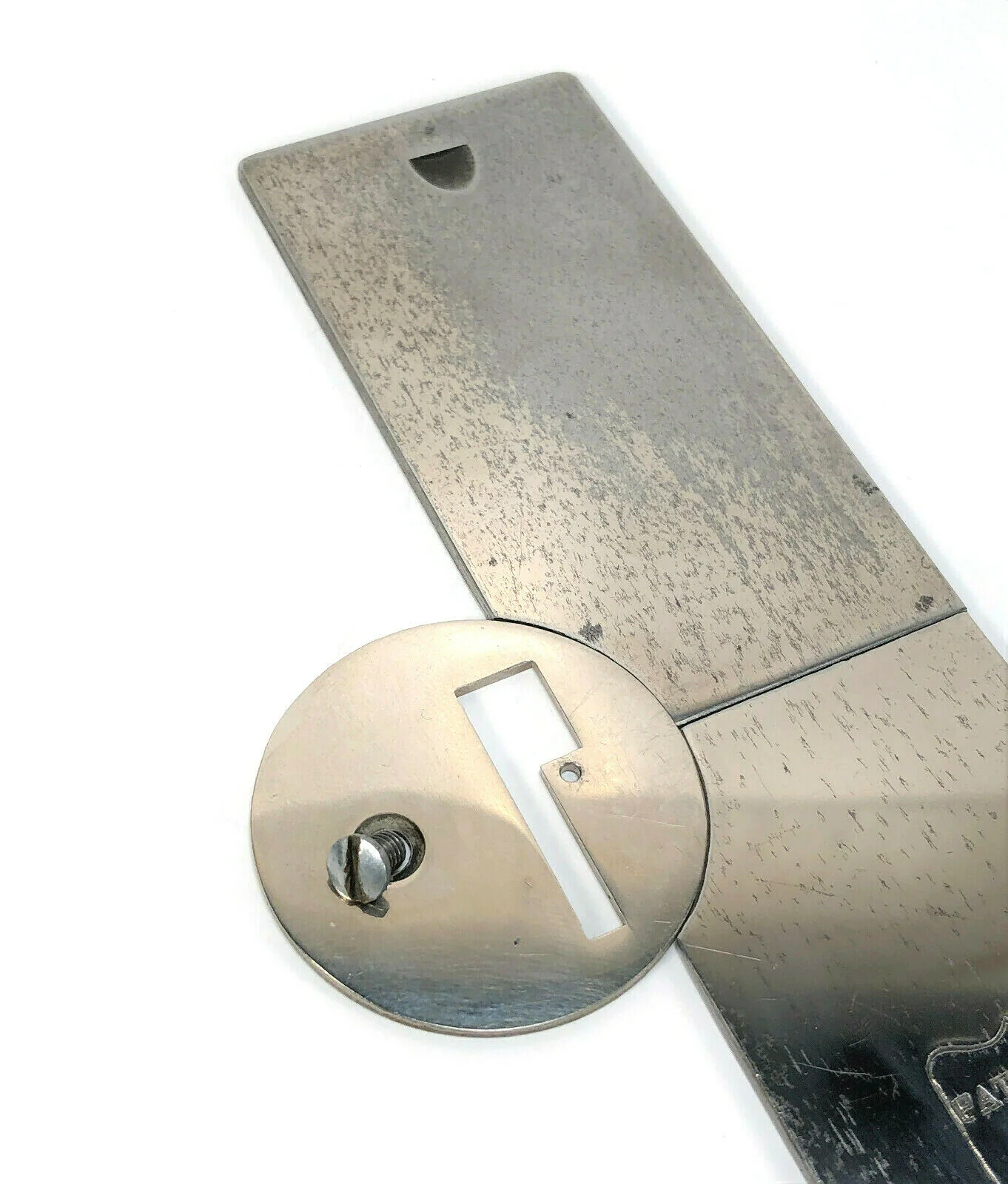 Early Singer 28 28K Sewing Machine Front Rear Slide Throat Plate Set 1886 Simanco 8369 8368 - Image 3