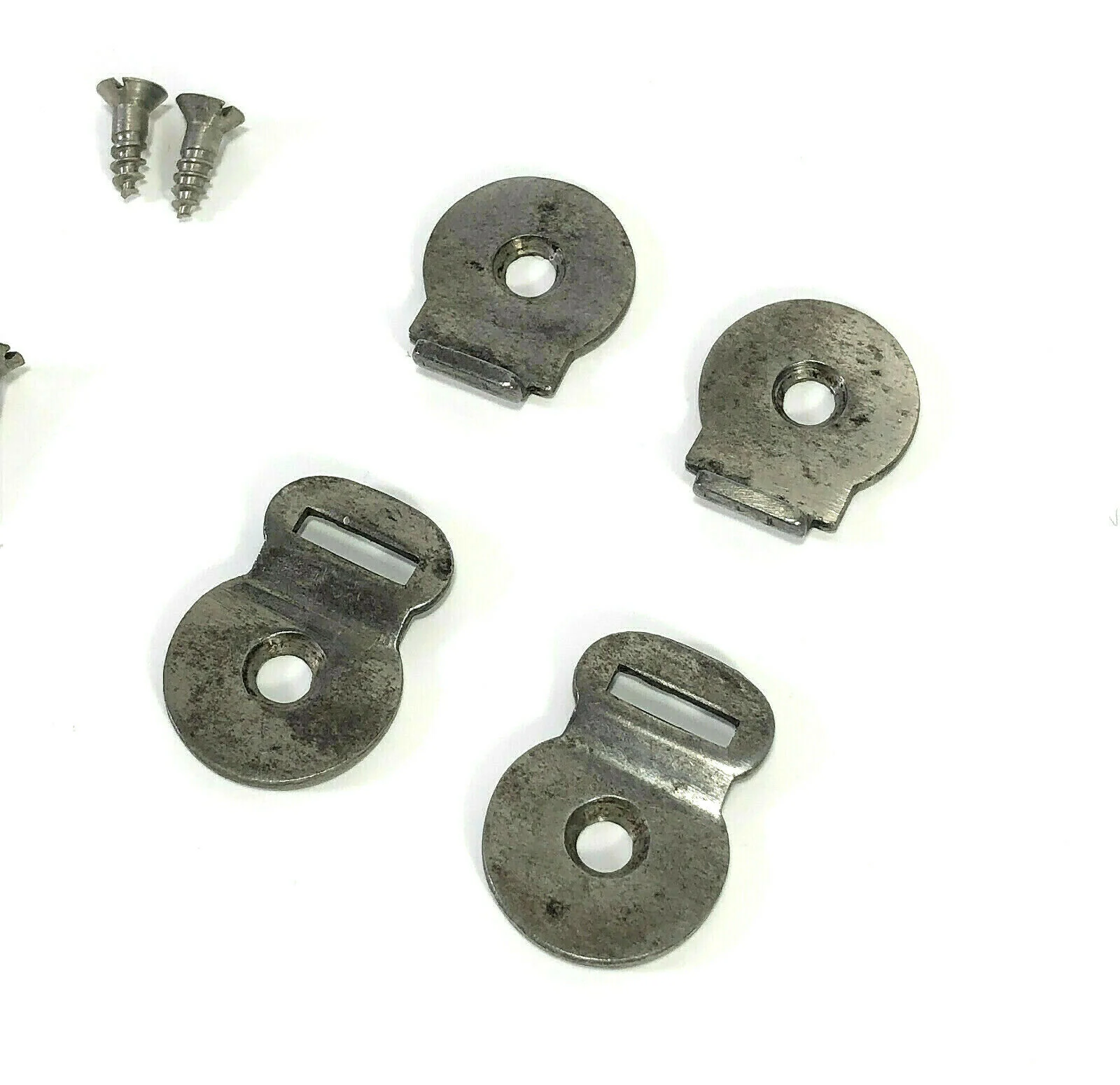 Early Singer Sewing Machine Bentwood Case Latch Set Simanco c.1910 - Image 2