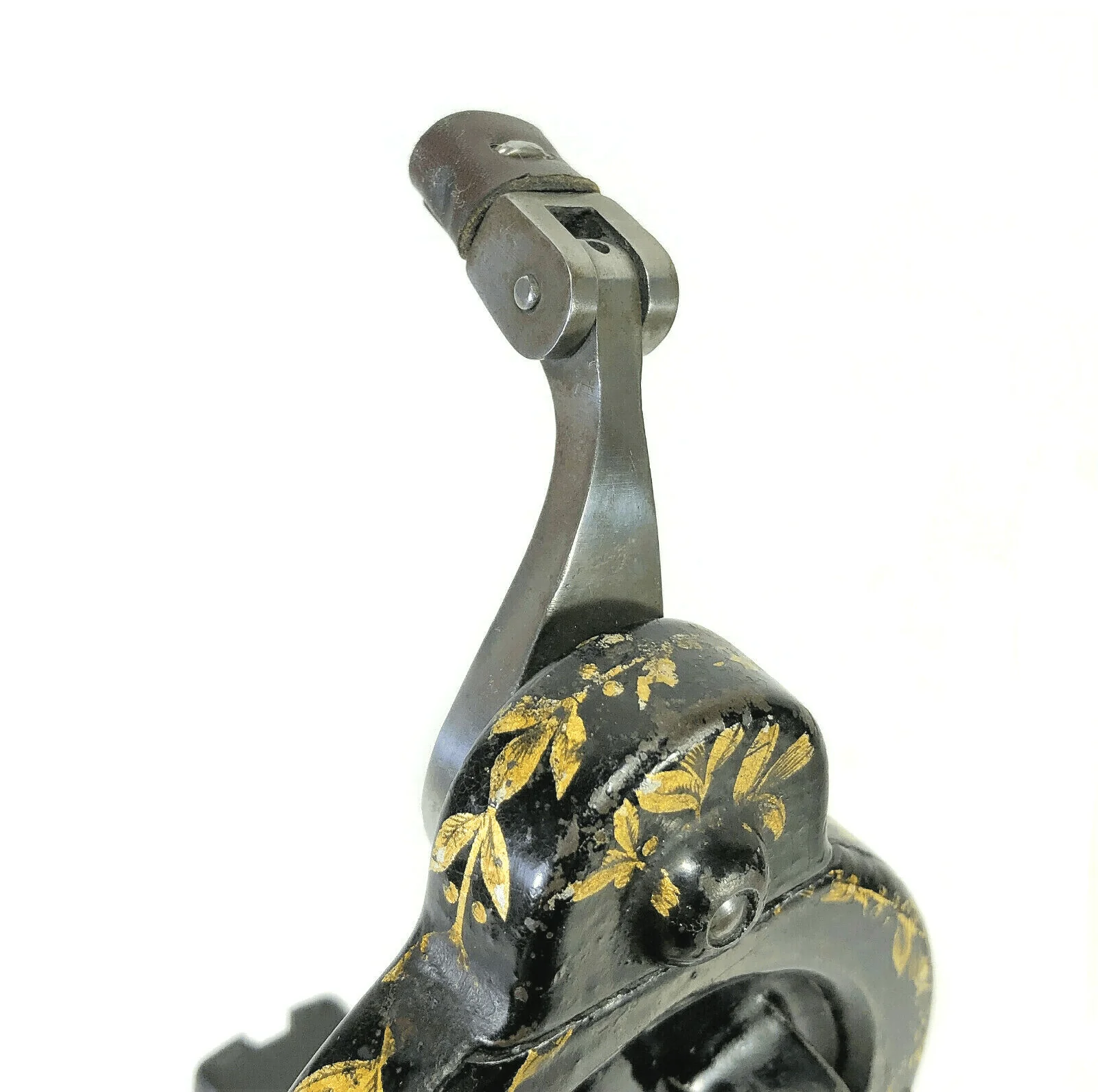 Early Singer Sewing Machine Hand Crank Attachment with Olive Decal Original Vintage Simanco - Image 3