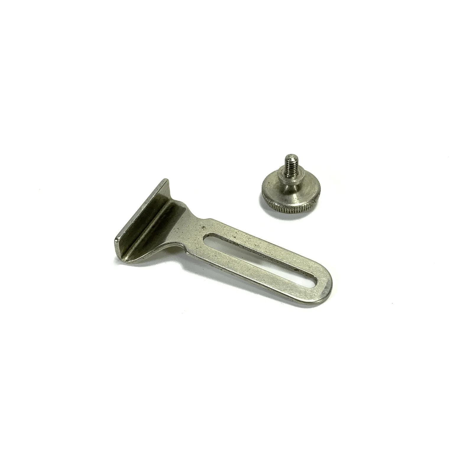 Early Singer Sewing Machine Seam Guide w/ Lrg Head Thumb Screw Simanco 25527 287 - Image 3