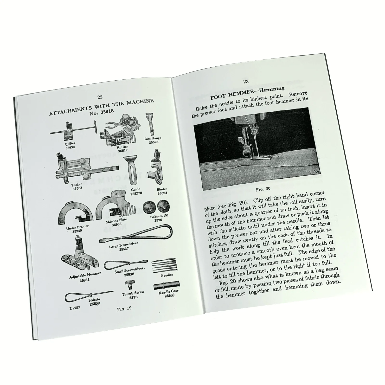 New Singer 15 Treadle Sewing Machine Instruction Manual Original or Lrg Format Available - Image 6