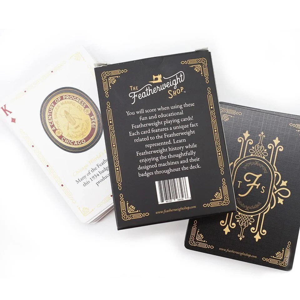 Singer 221 Featherweight Sewing Machine Deck of Playing Cards - Image 4
