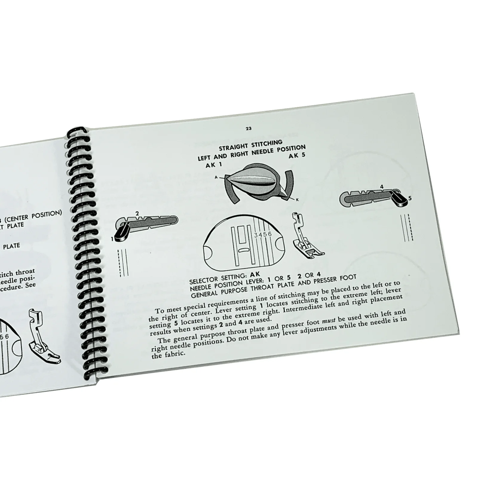 New Singer 500 500A Rocketeer Sewing Machine Instruction Manual Coil Bound - Image 3