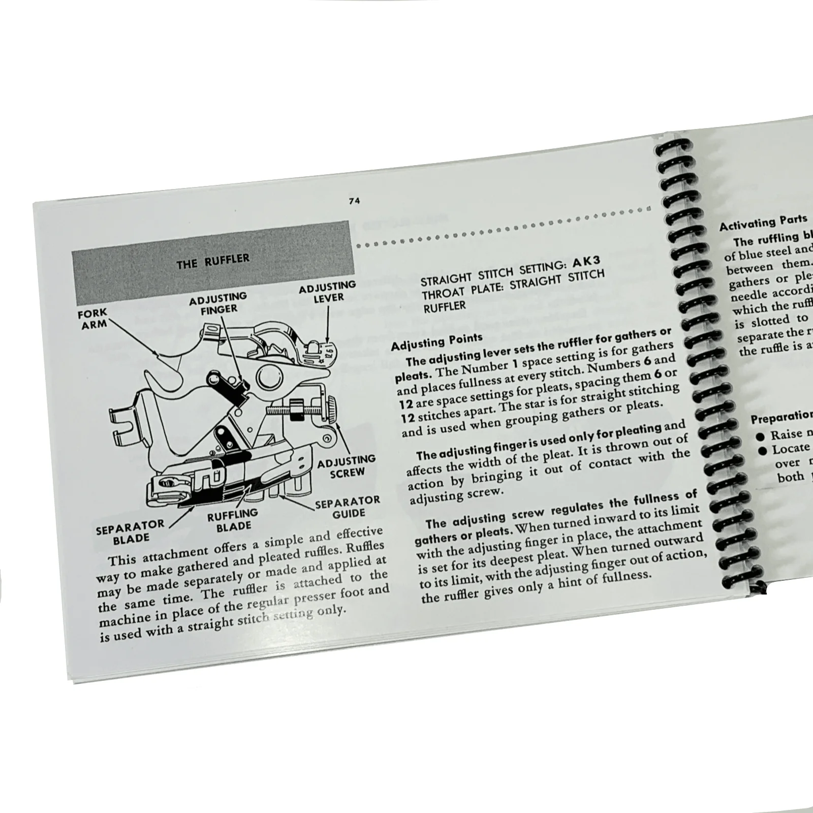 New Singer 500 500A Rocketeer Sewing Machine Instruction Manual Coil Bound - Image 7