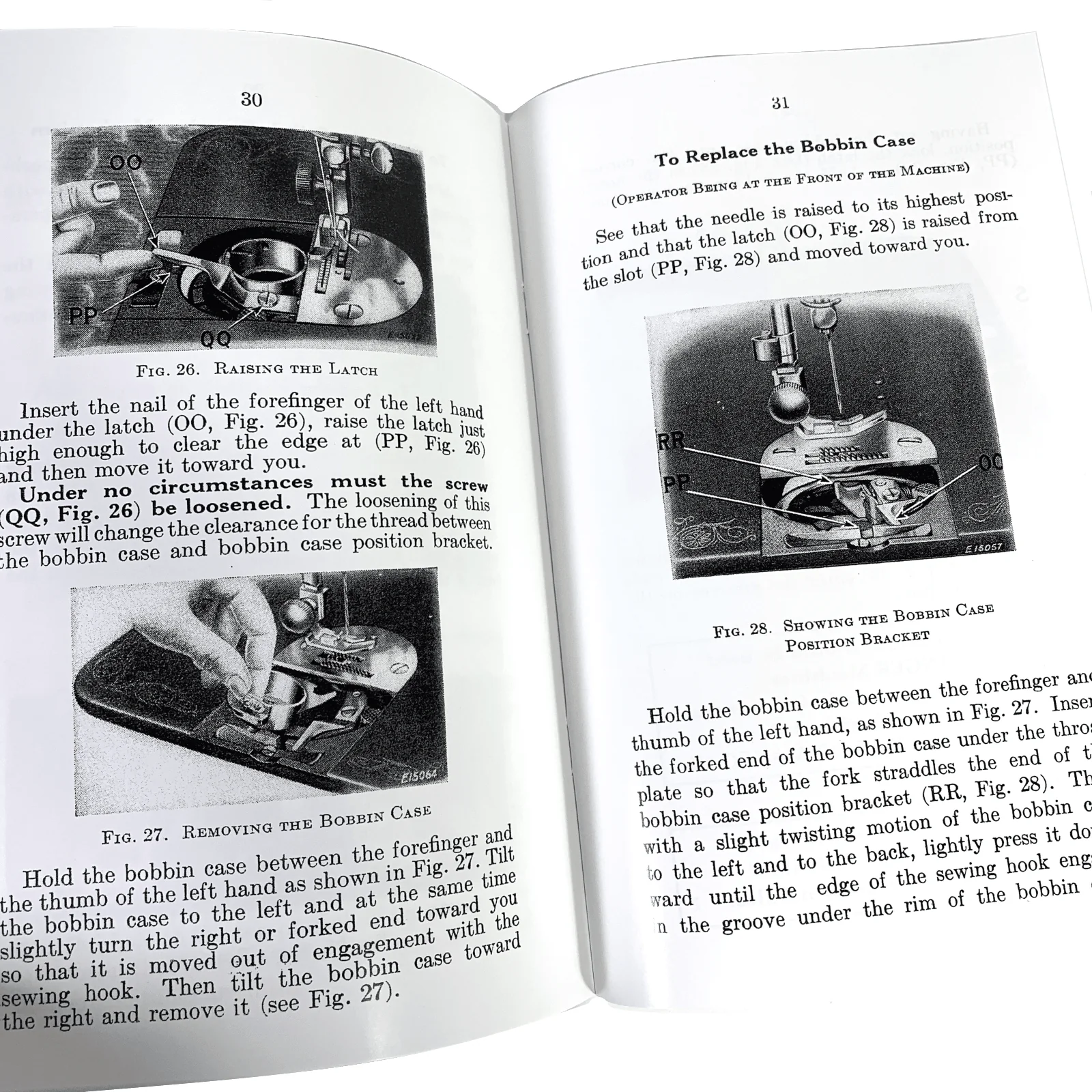 New Singer 66-16 Sewing Machine Instruction Manual Original or Large Format Available - Image 4