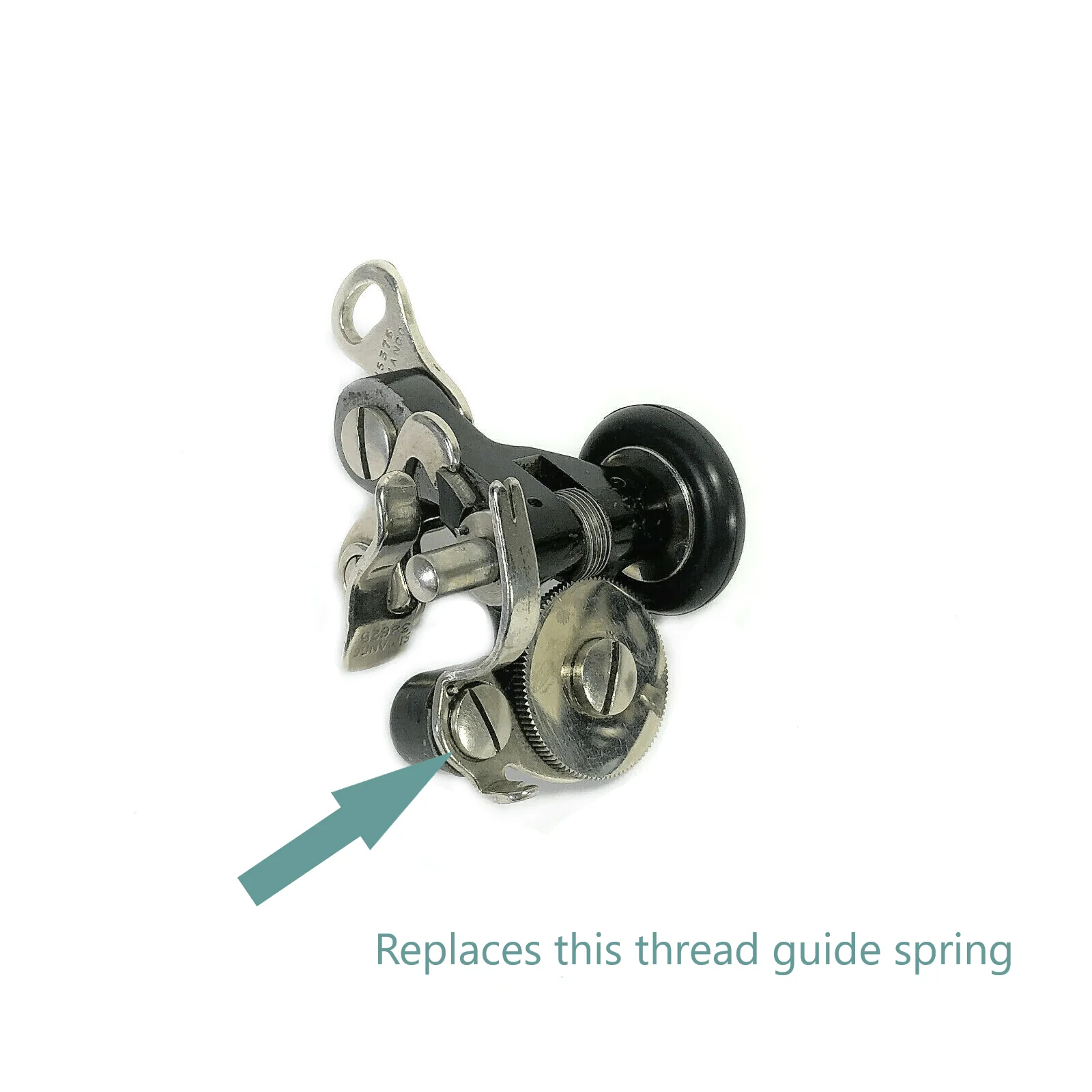 New Singer 66 99 15-30 115 Sewing Machine Bobbin Winder Thread Guide Spring 15366 - Image 2
