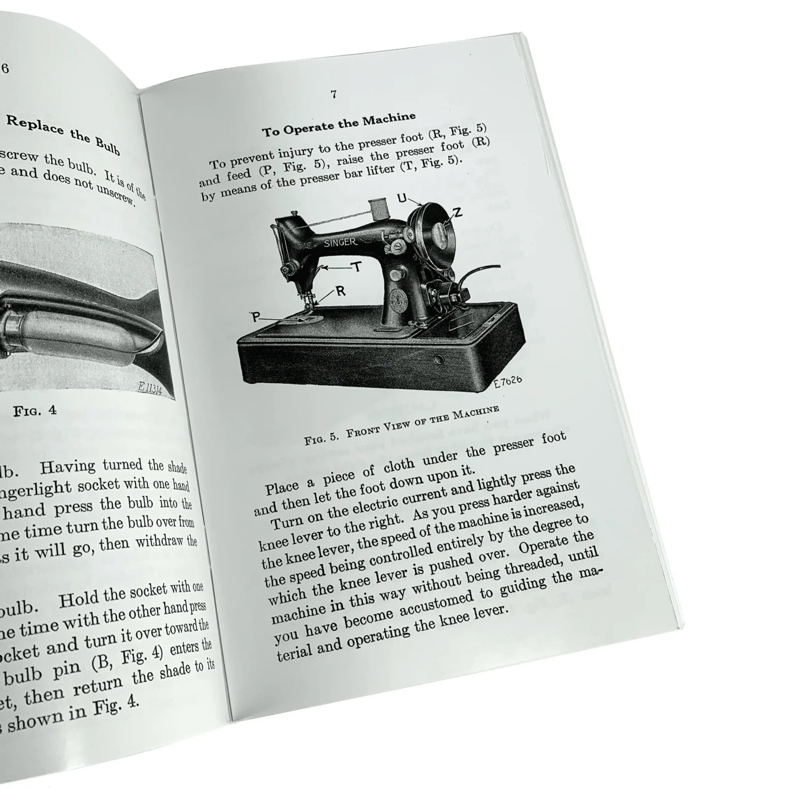 New Singer 99 Sewing Machine w Knee Lever Instruction Manual Orig or Lrg Format Available - Image 4