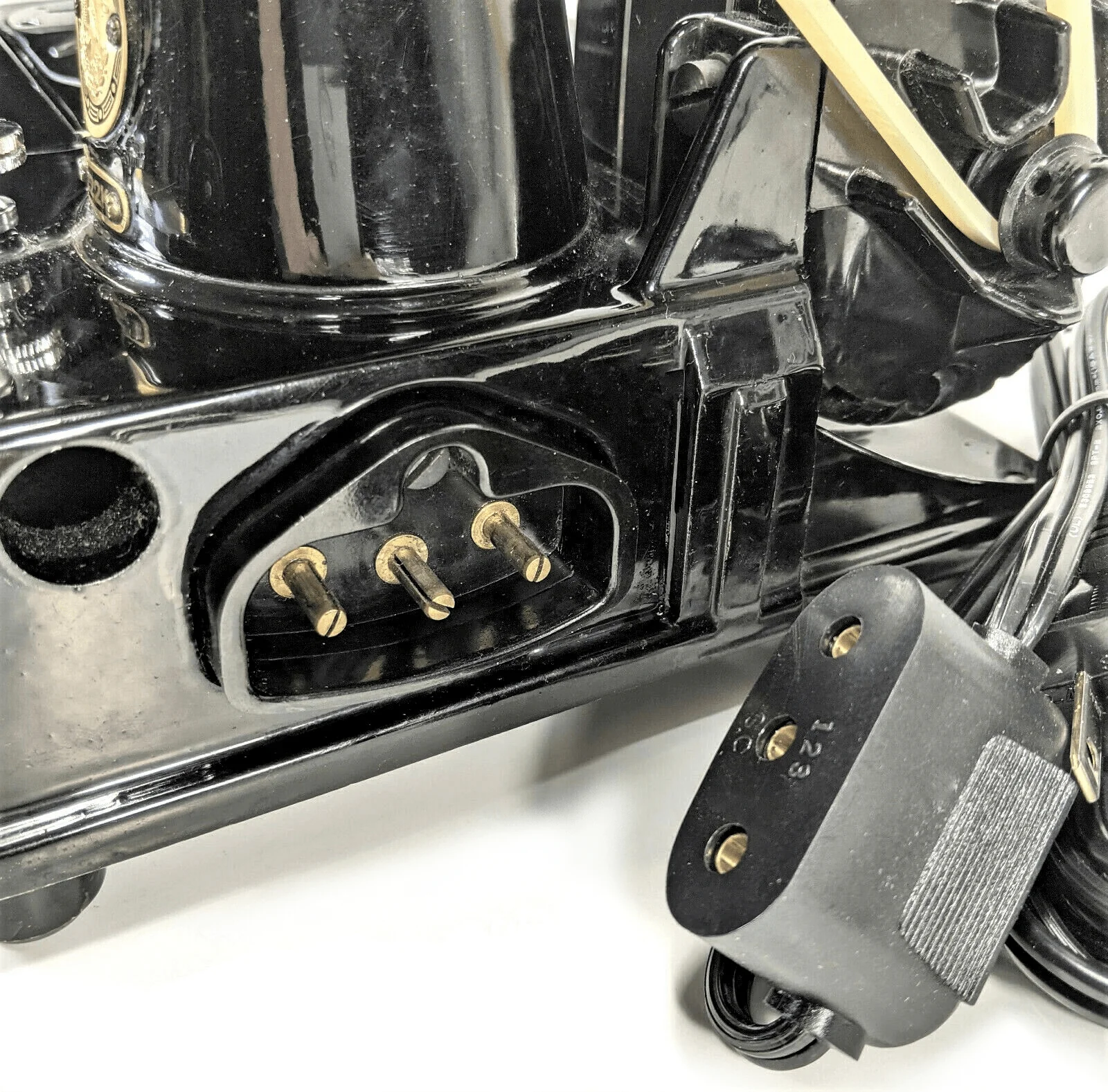 New Singer Sewing Machine Double Lead Cord for 221 Featherweight 15 66 99 201 301 - Image 3