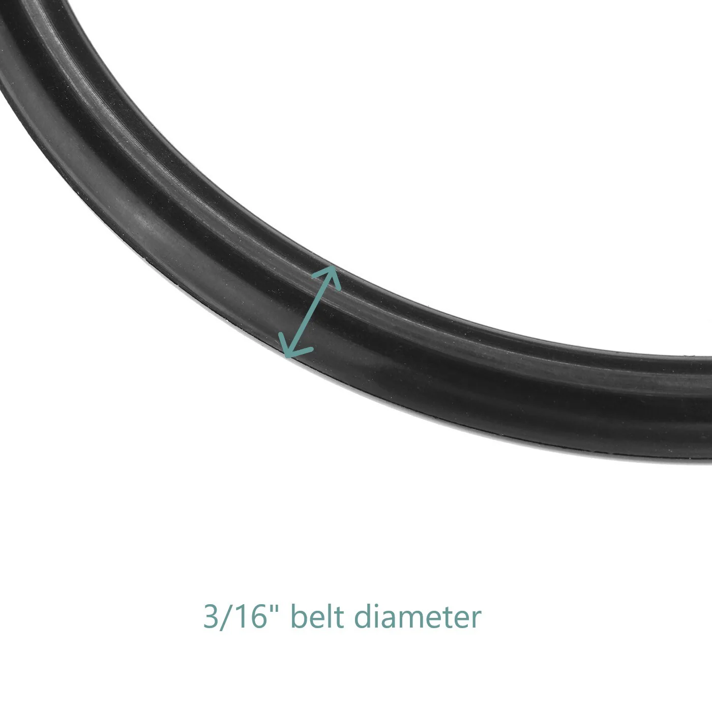 New Universal Sewing Machine Rubber Stretch Belt TB-100 Med 13" to 15" - Image 2