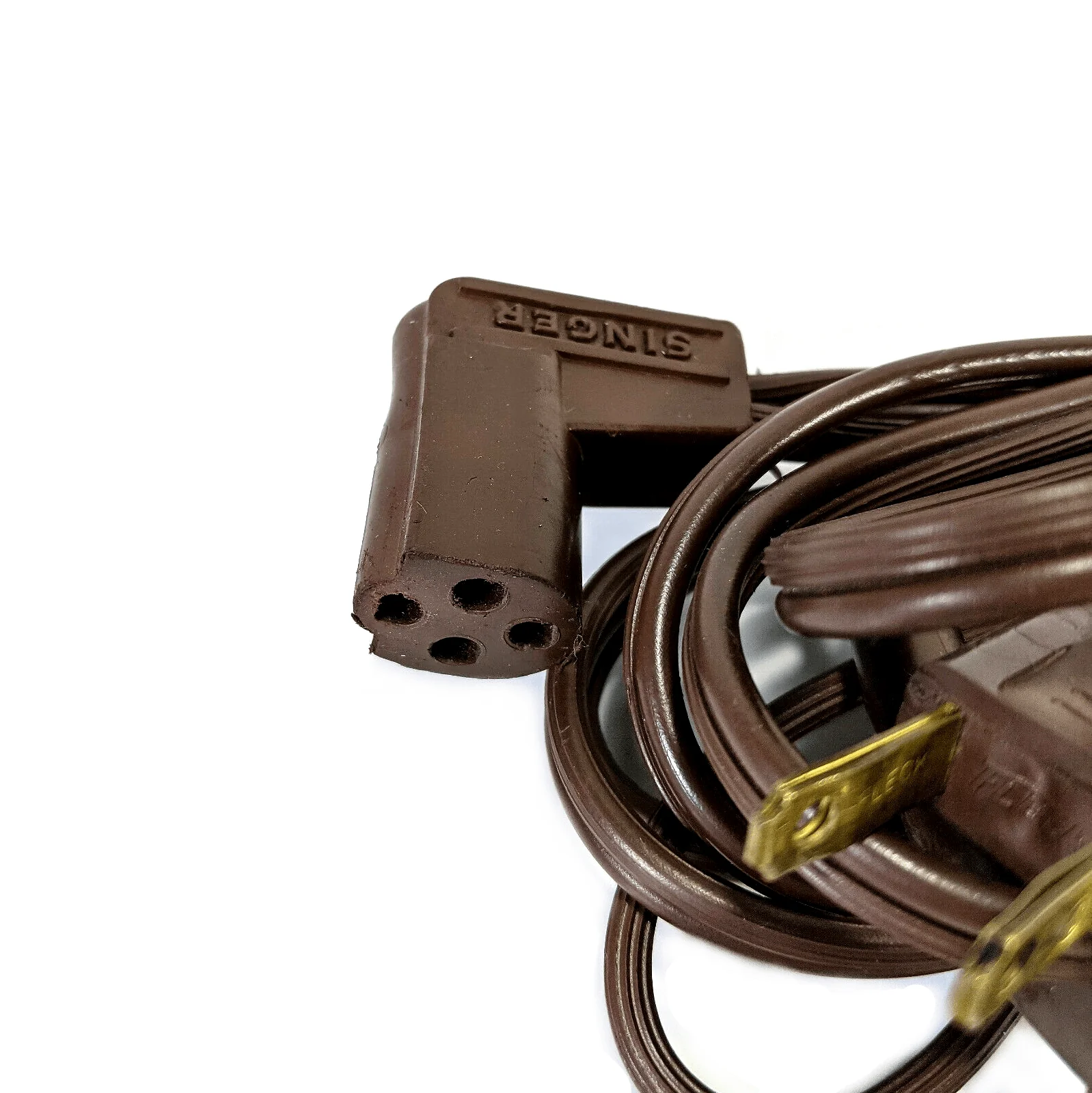 Original Singer 500 503 600 Series Sewing Machine Double Lead Pedal Power Cord 4 Pin - Image 2