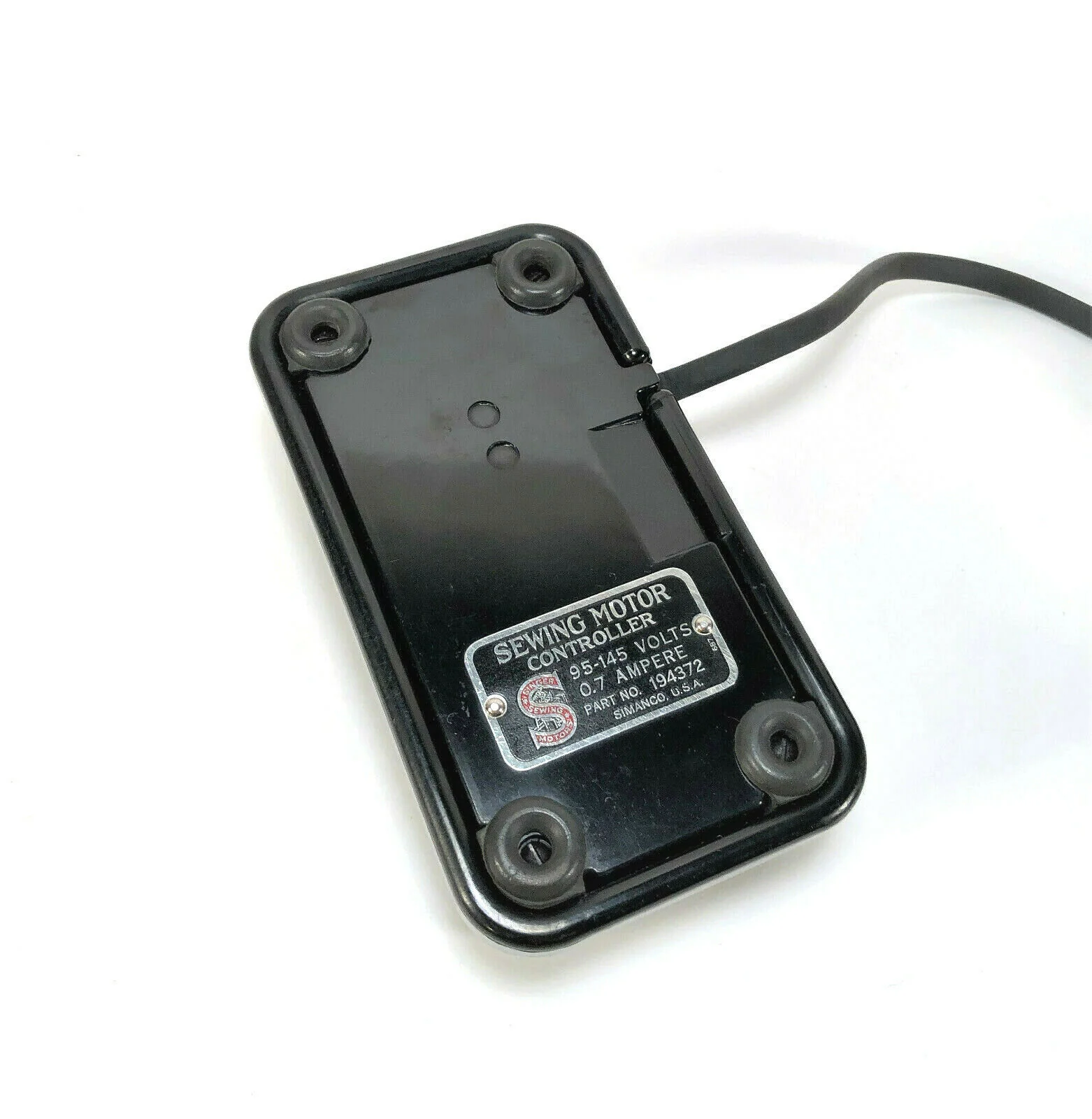 Rare 1936 Singer Featherweight 221 Sewing Machine Slotted Bakelite Foot Pedal 194372 - Image 5
