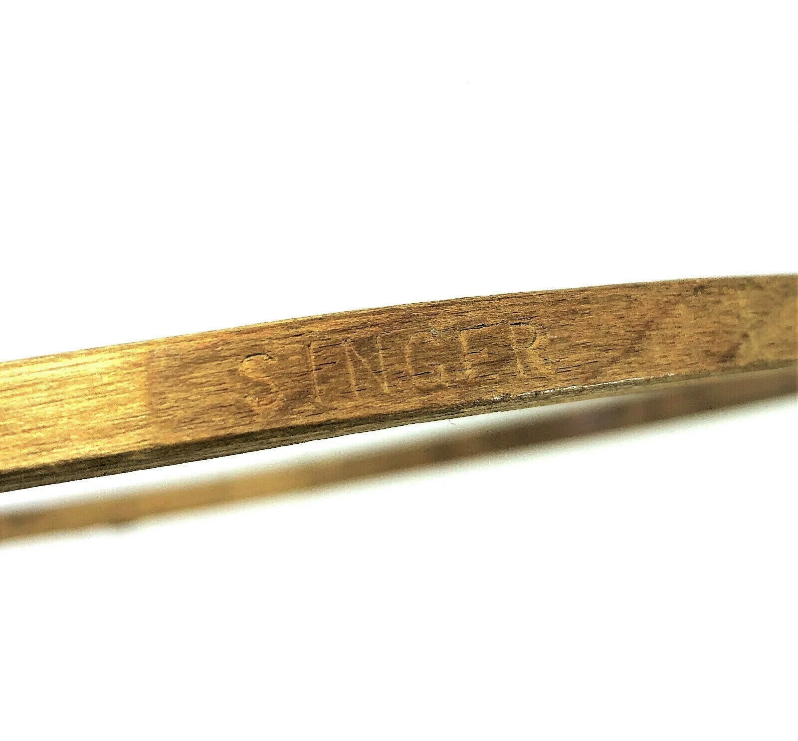 Rare Singer Sewing Machine 8" Wooden Birch Embroidery Darning Hoop Simanco 96426 - Image 4