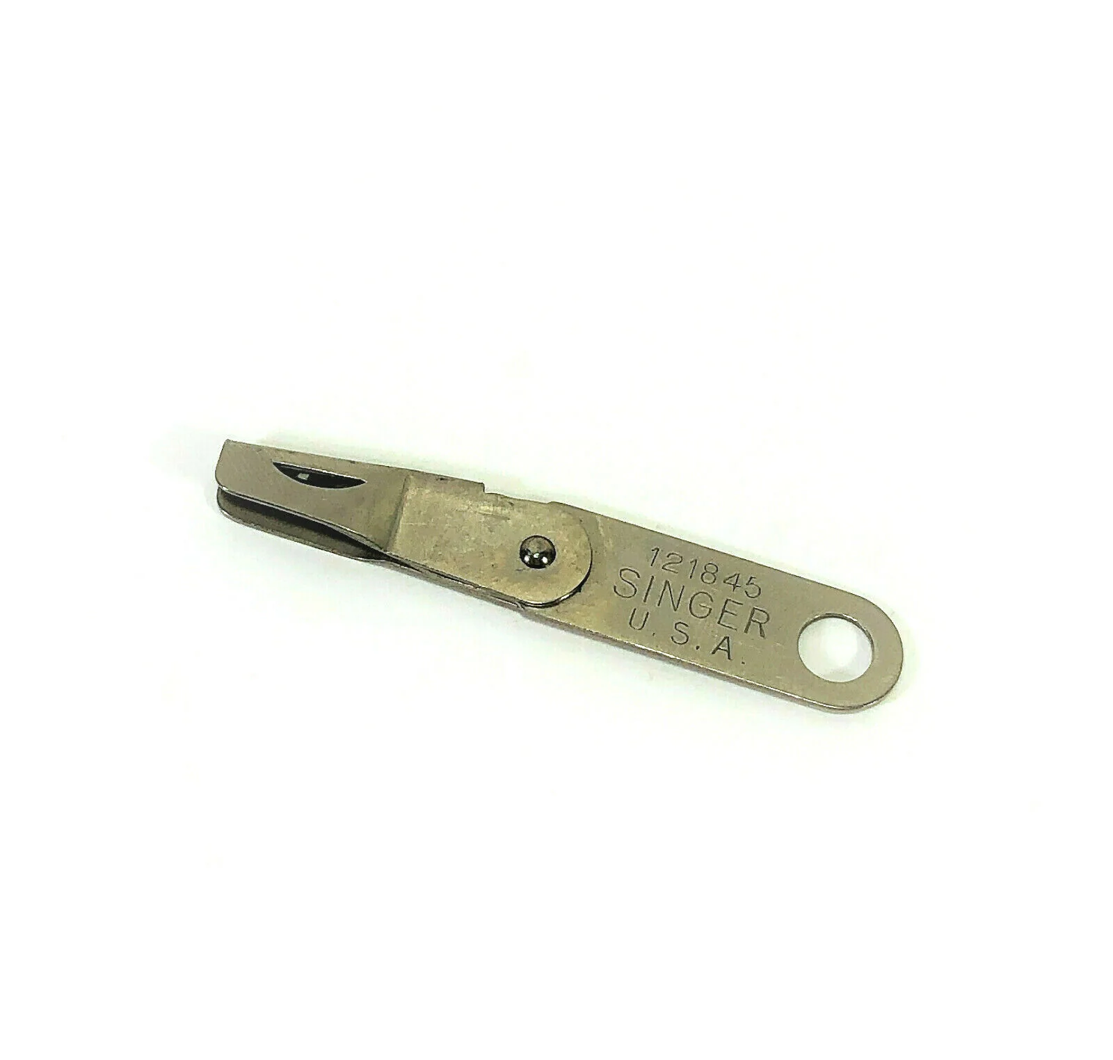 Rare Singer Sewing Machine Hooded Needle Threader Simanco 121845 - Image 2