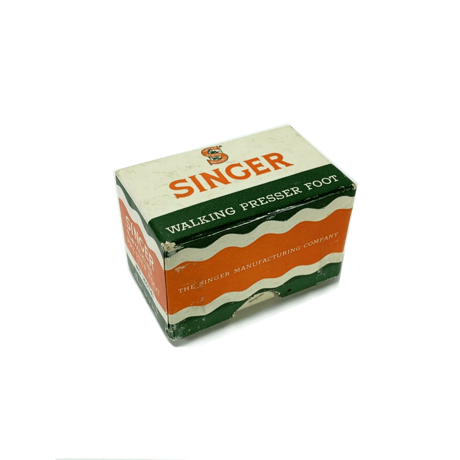 Scarce Singer Sewing Machine Penguin Walking Presser Foot w/ Box Simanco 160741 - Image 7
