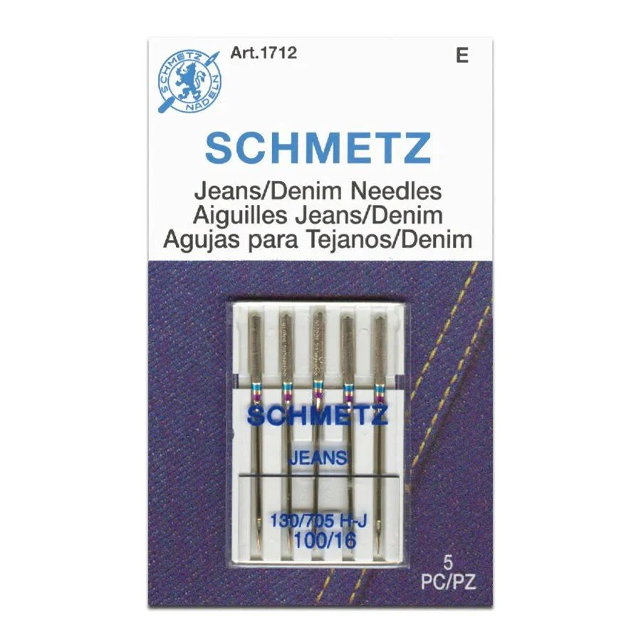 Schmetz Jeans Denim Sewing Machine Needles 5 Pack - Choice of Size - Image 7