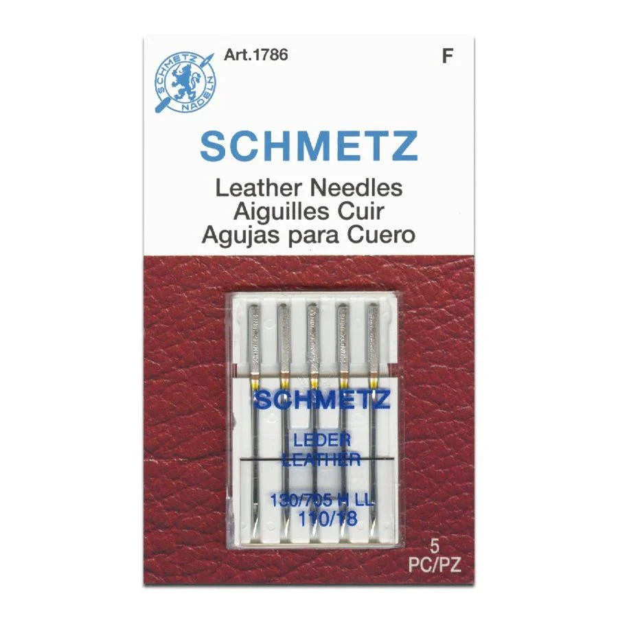 Schmetz Leather Sewing Machine Needles 5 Pack - Choice of Size - Image 8