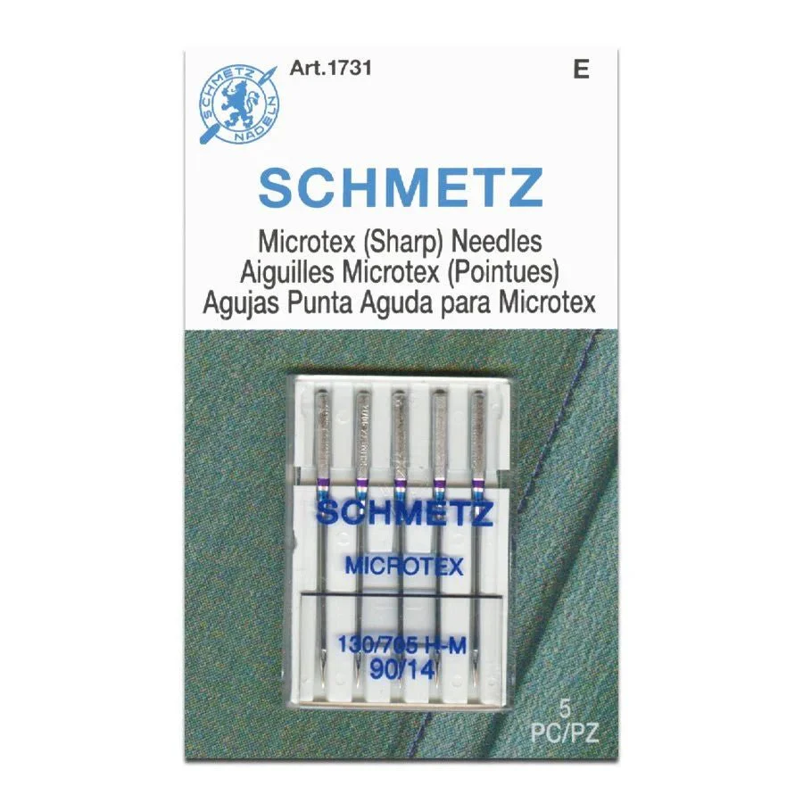 Schmetz Microtex (Sharp) Sewing Machine Needles 5 Pack - Choice of Size - Image 7