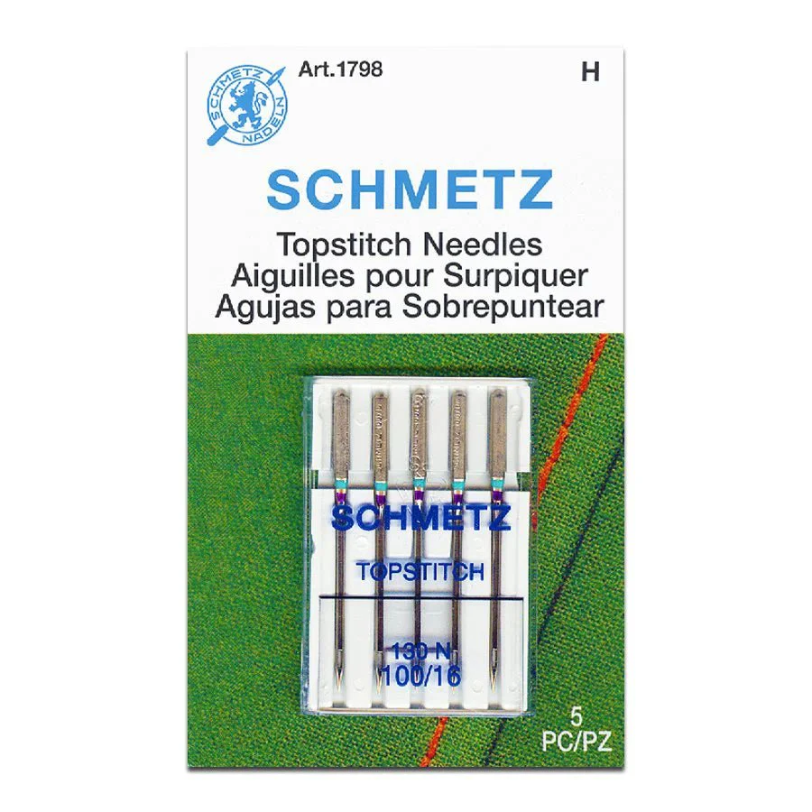 Schmetz Topstitch Sewing Machine Needles 5 Pack - Choice of Size - Image 5