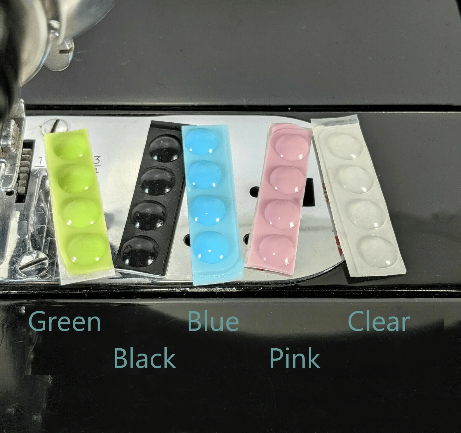 Silicone Bumpers for Singer Featherweight Face Plate Screw Protect Your Paint! - Image 2