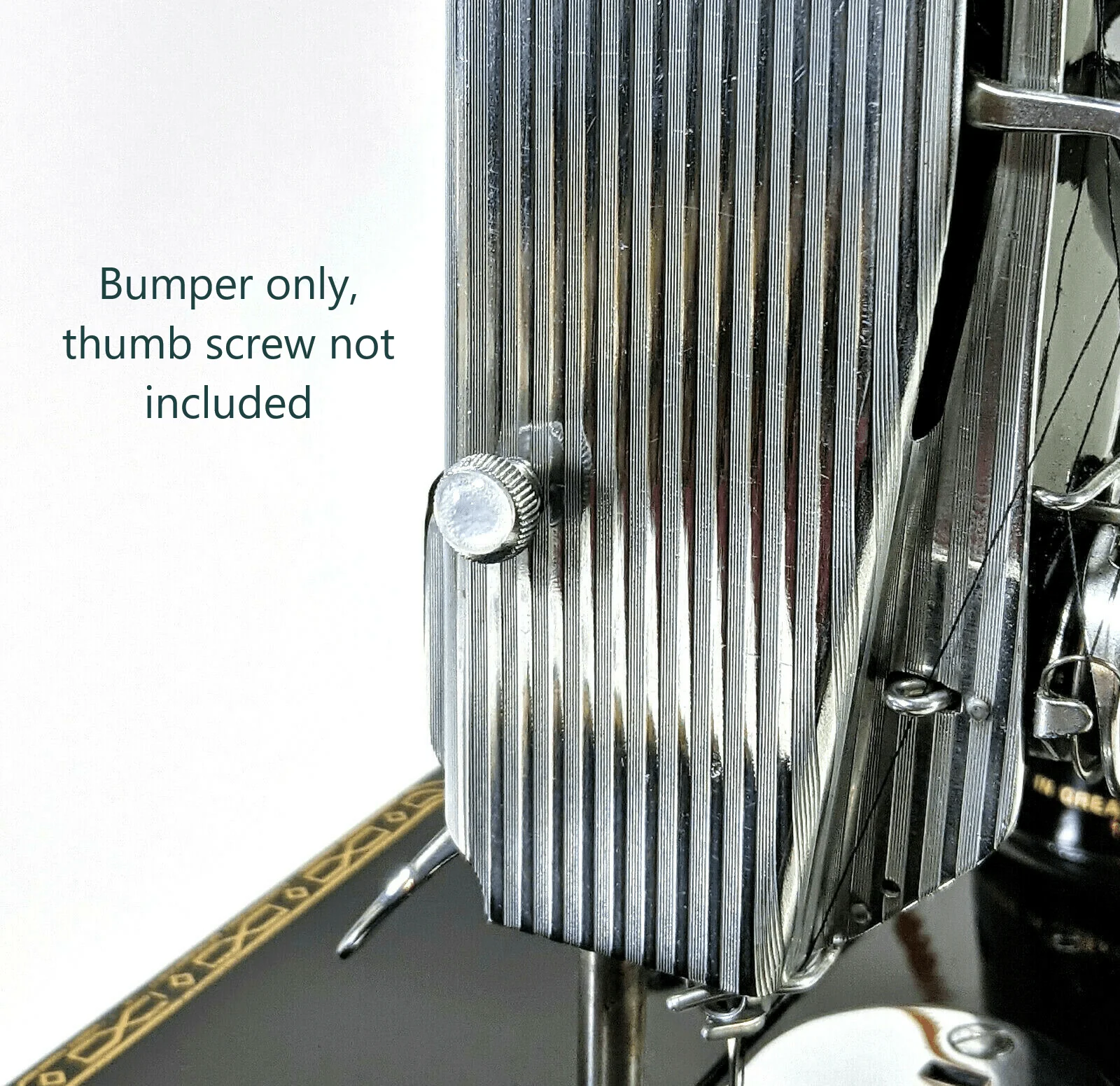 Silicone Bumpers for Singer Featherweight Face Plate Screw Protect Your Paint! - Image 3