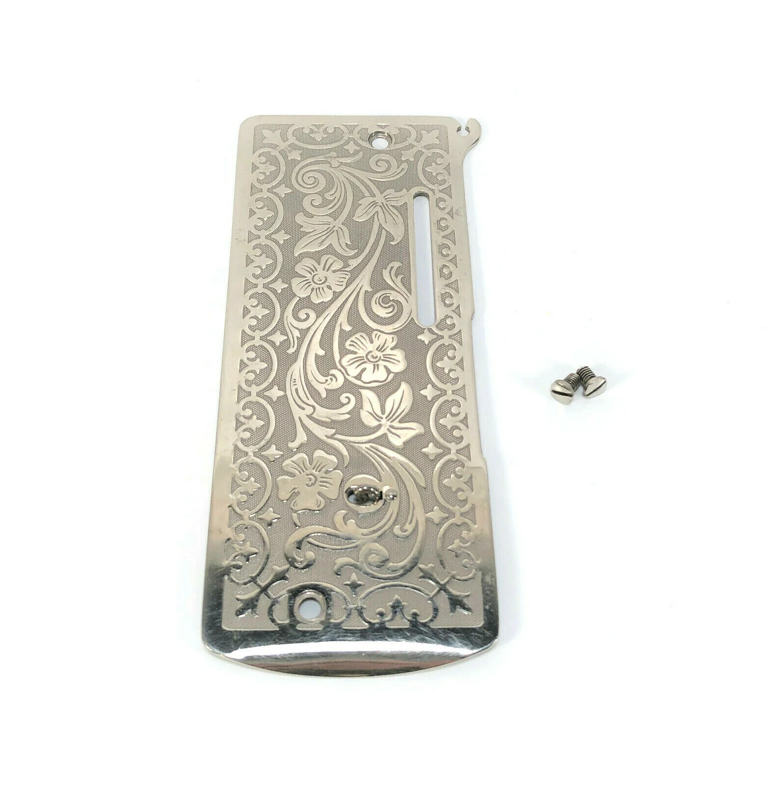 Singer 27 127 Sewing Machine Side Face Plate Floral Scroll Pattern Simanco 8210