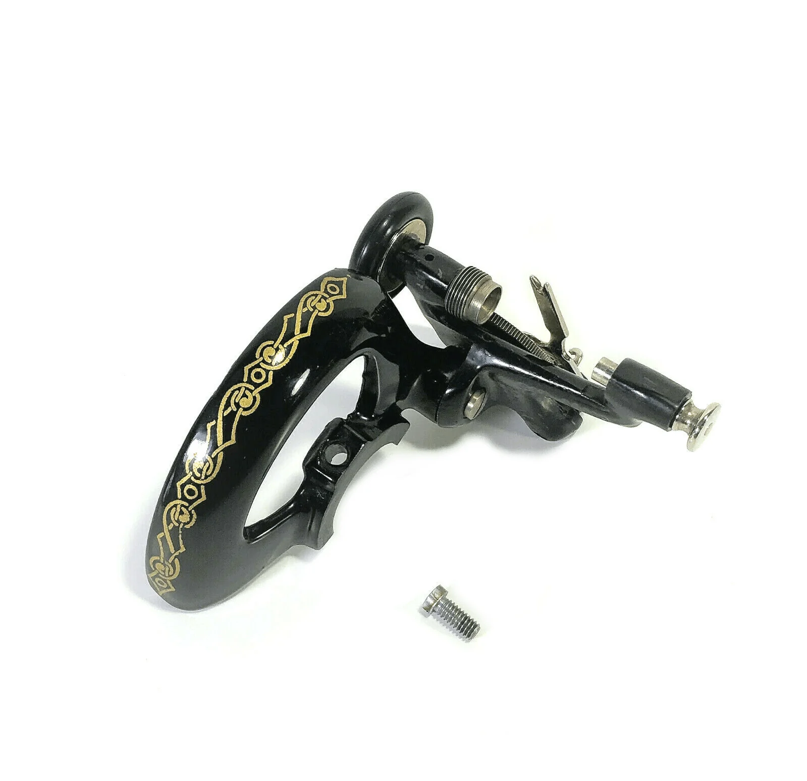 Singer 128 Sewing Machine Bobbin Winder Belt Guard Assembly Celtic Swirl Simanco 55511 NK - Image 2