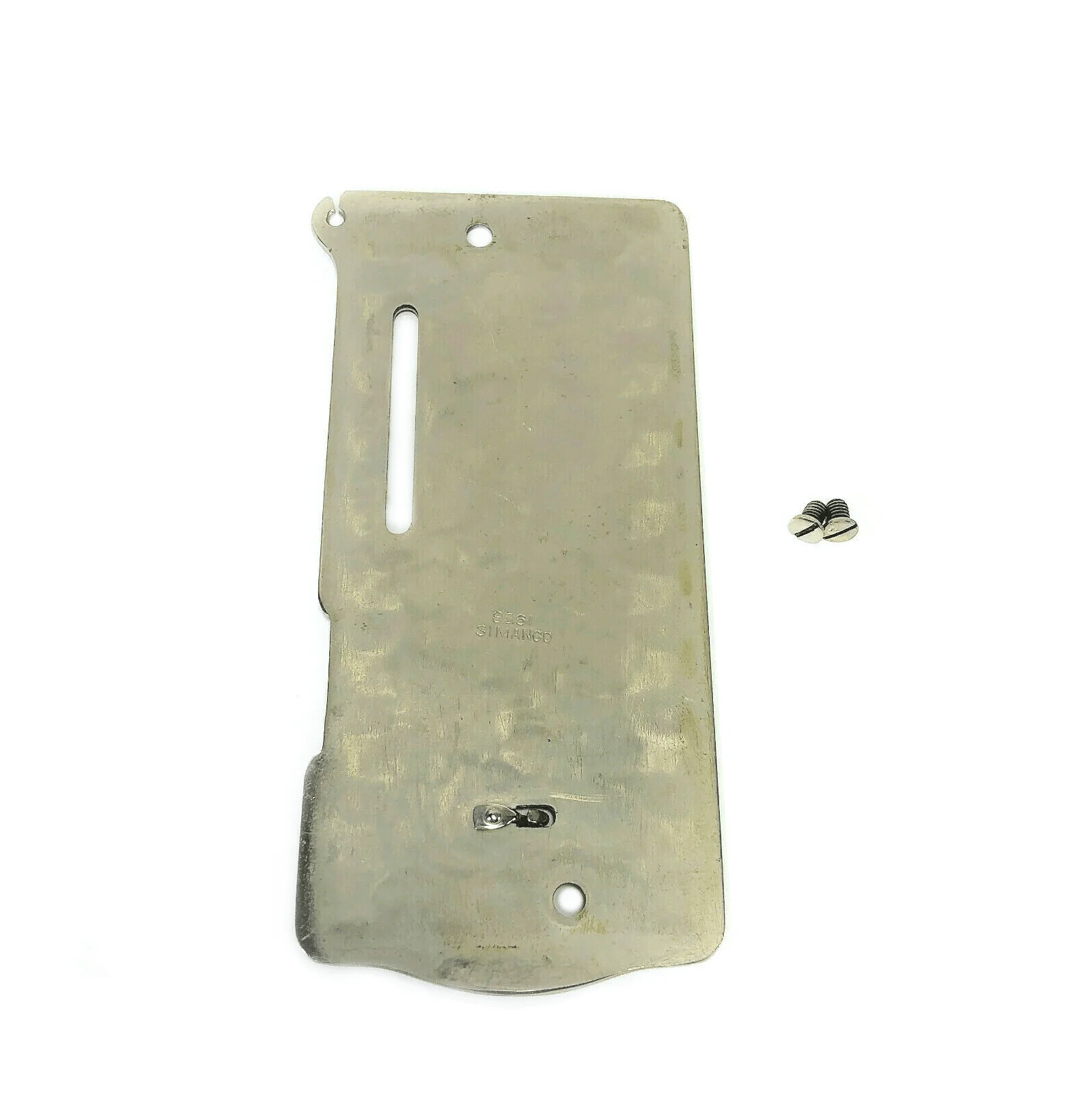 Singer 128 Sewing Machine Side Face Plate with Grape Vine Pattern Simanco 8361 Nickel - Image 2