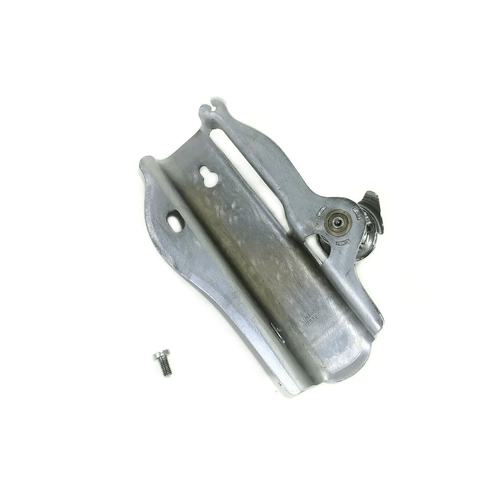 Singer 15-90 15-91 Sewing Machine Scroll Face Plate with Tension Assembly in Nickel Simanco 125367 - Image 3