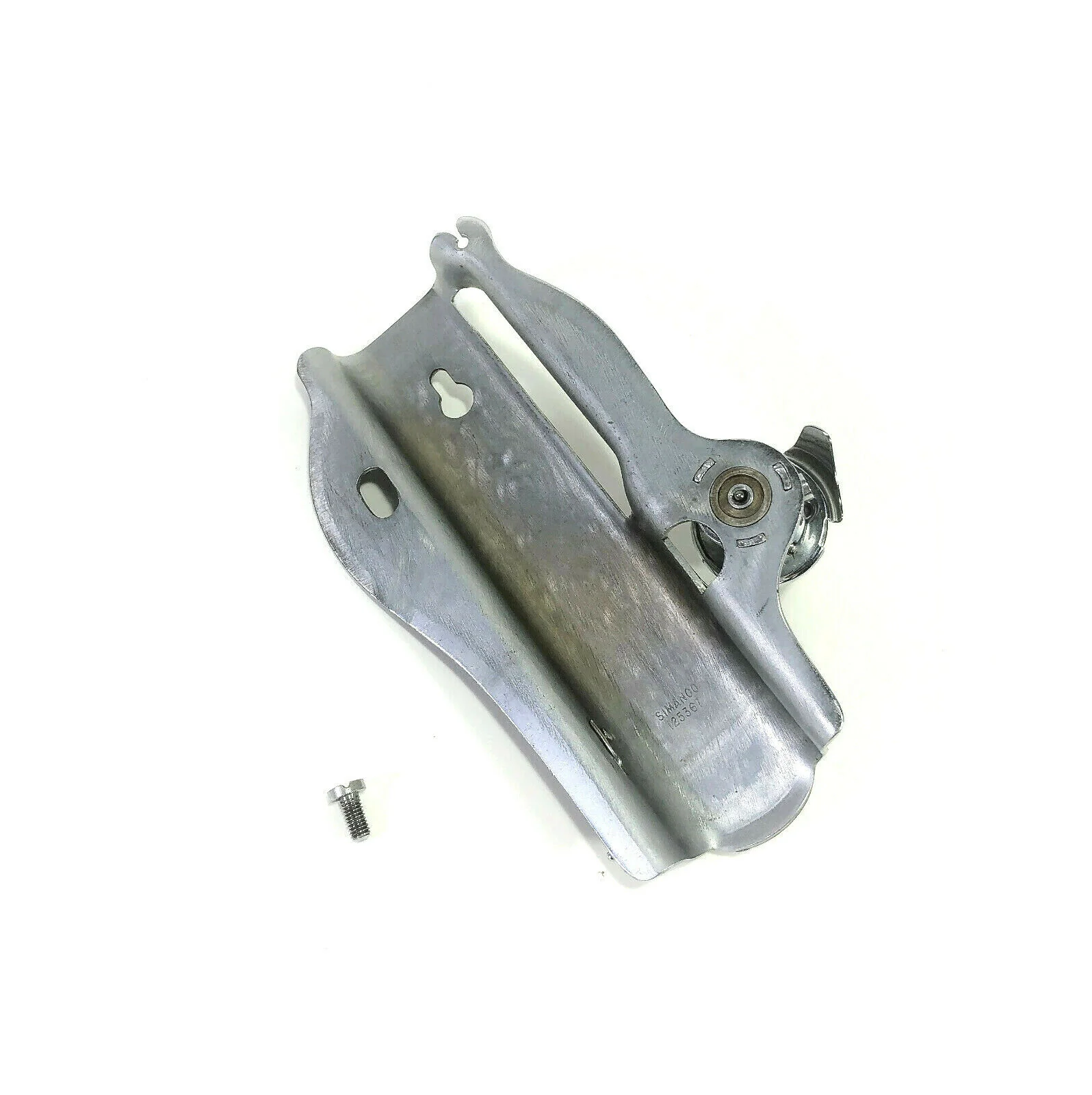 Singer 15-90 15-91 Sewing Machine Scroll Face Plate w Tension Assembly in Chrome Simanco 125367 - Image 3