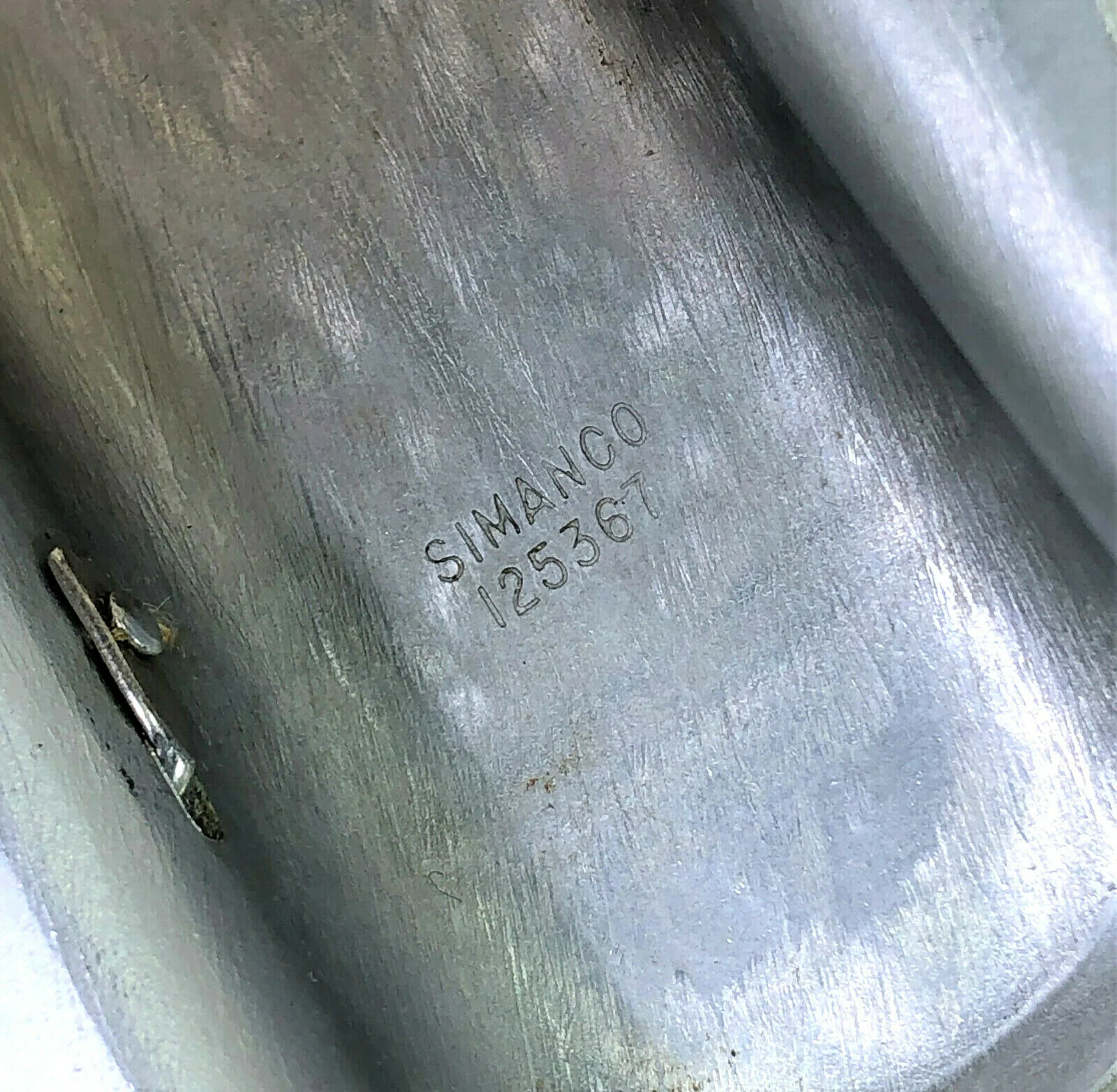 Singer 15-90 15-91 Sewing Machine Scroll Face Plate w Tension Assembly in Chrome Simanco 125367 - Image 4