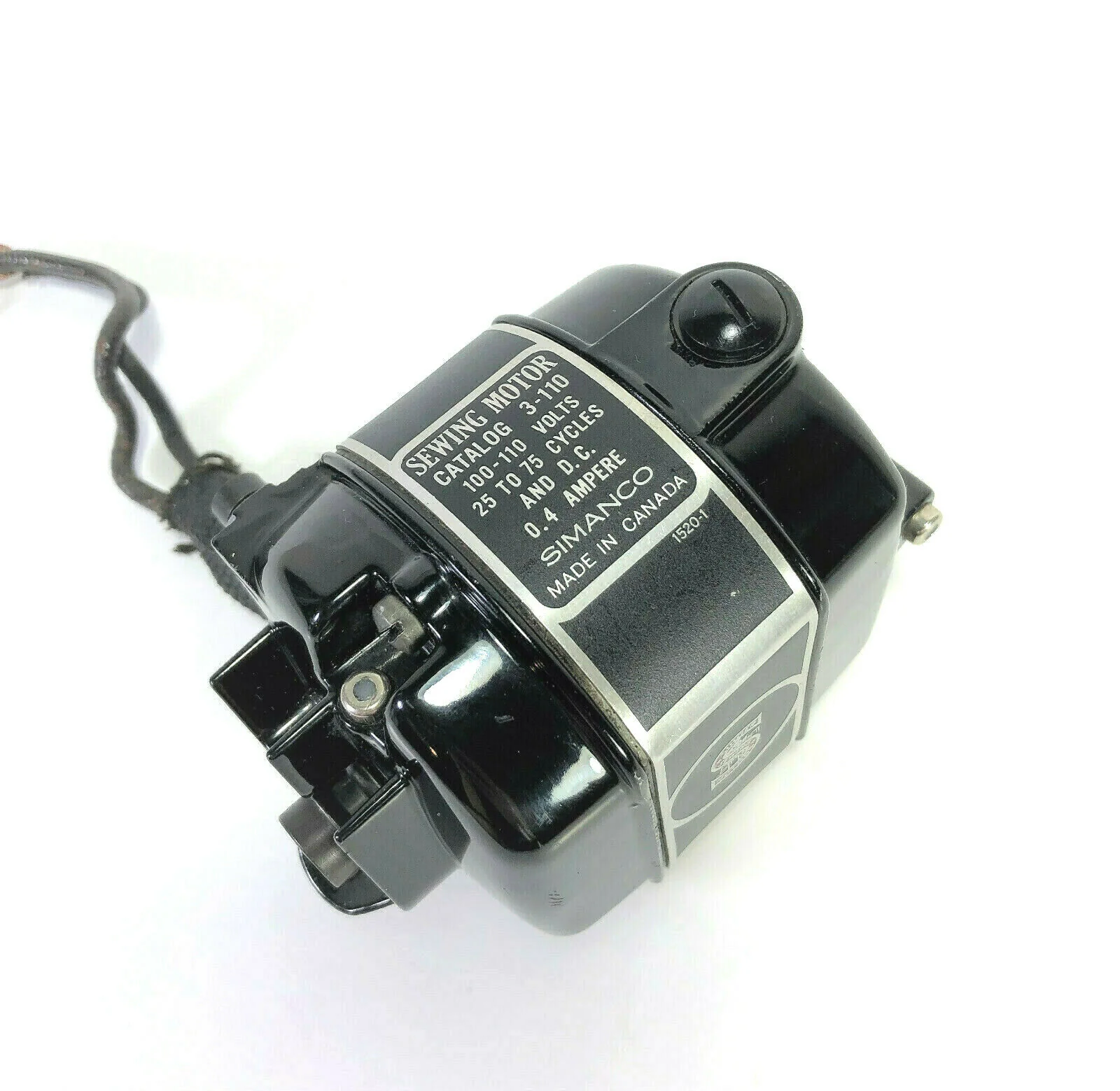 Singer 221 222K Featherweight Sewing Machine Motor Vintage Original Simanco - Image 2