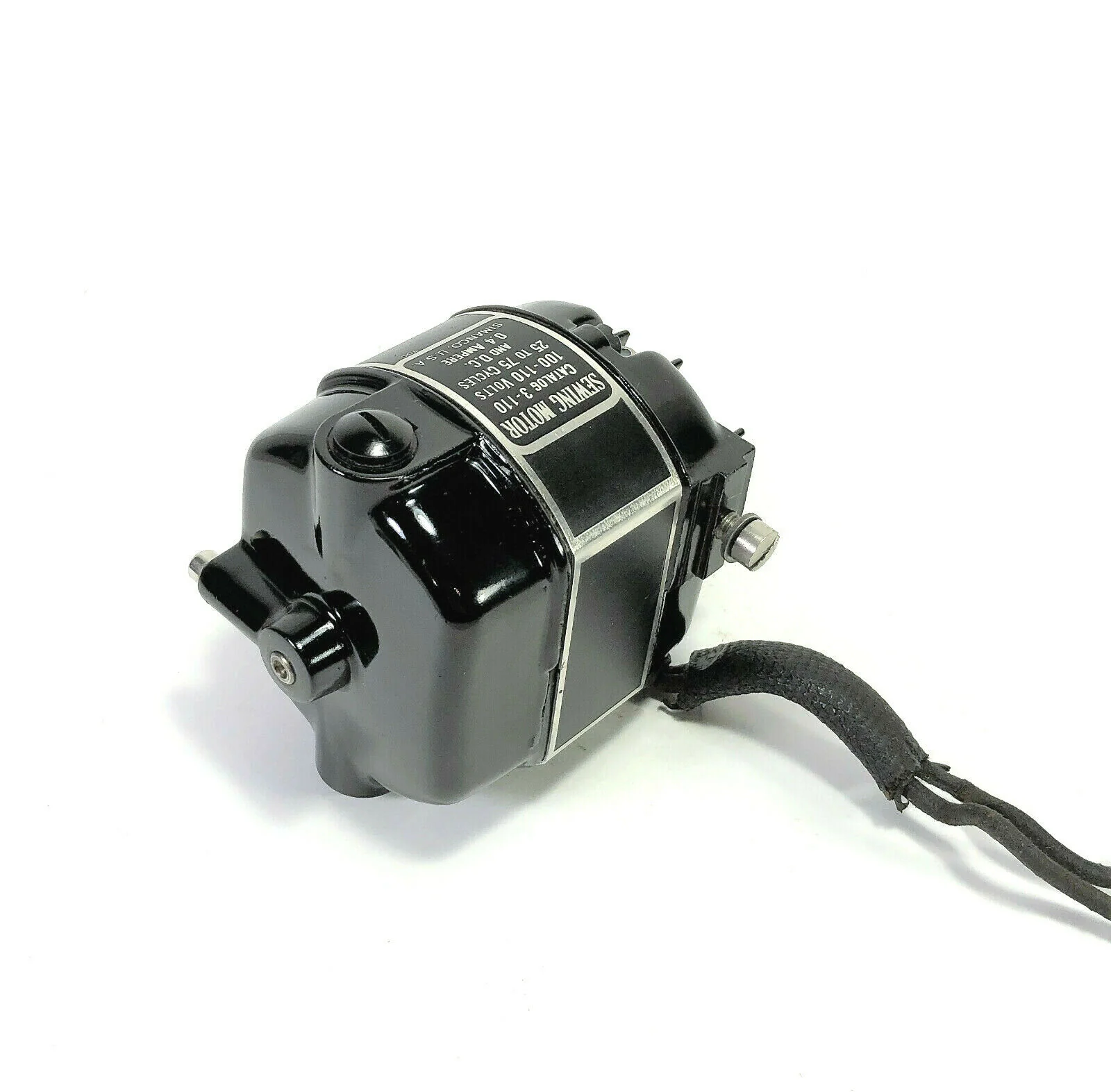 Singer 221 Featherweight Sewing Machine Motor Vintage Original Simanco USA CAT 3-110 - Image 3