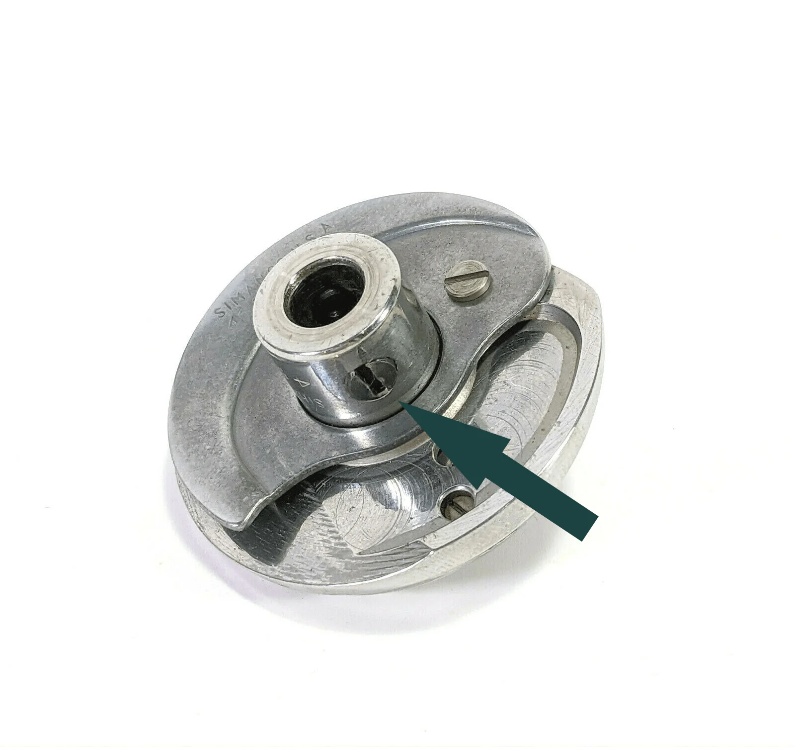 Singer 221 222K Featherweight Sewing Machine Rotary Rotating Hook Set Screws Simanco 462 - Image 2