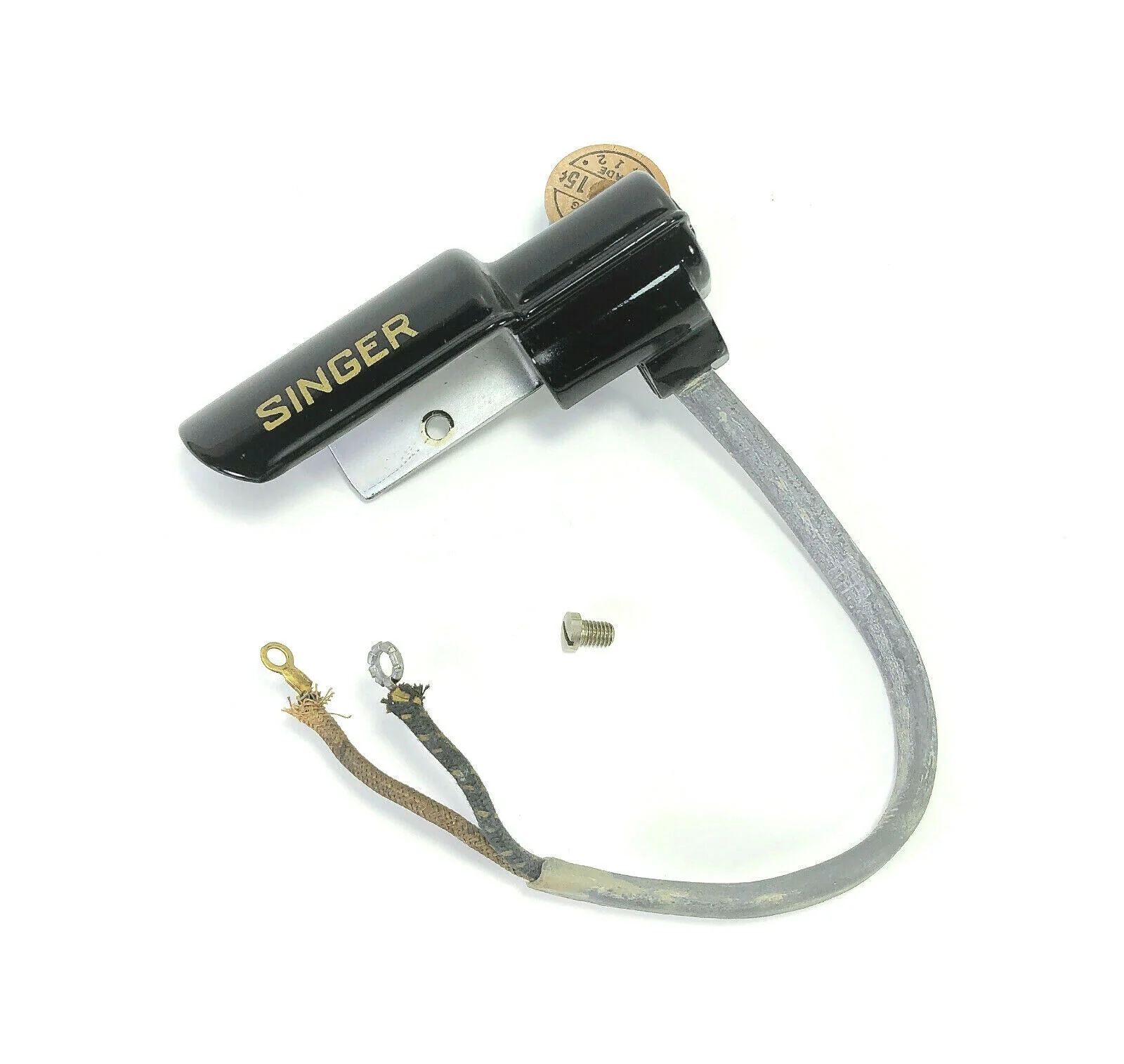 Singer 221 Featherweight Sewing Machine Light Lamp Assembly Simanco 193898 - Image 2