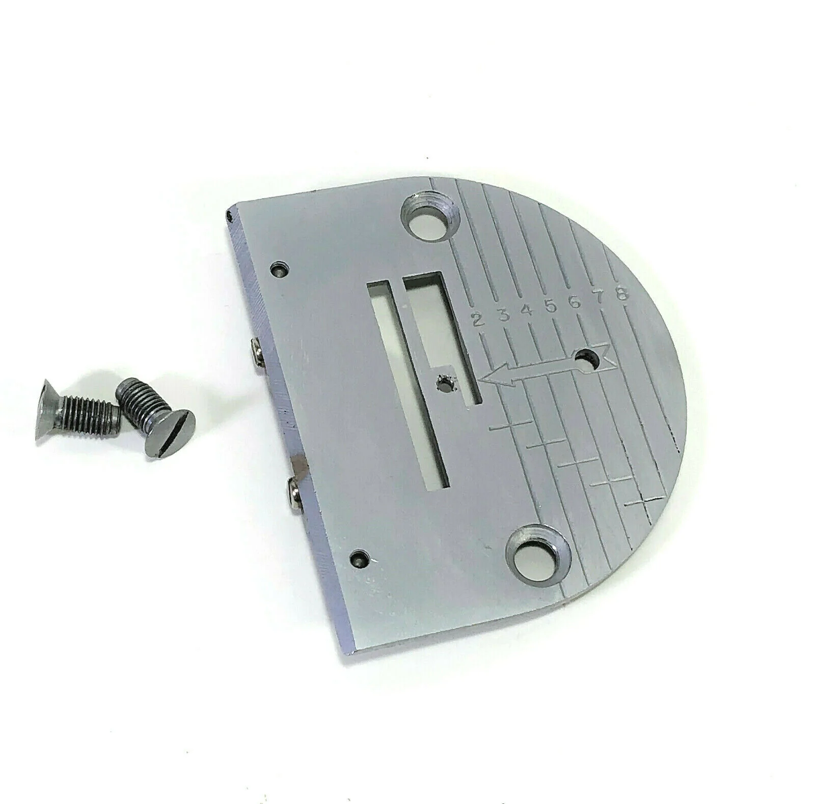 Singer 221 Featherweight Sewing Machine Satin Graduated Throat Needle Plate Simanco 45940 - Image 2