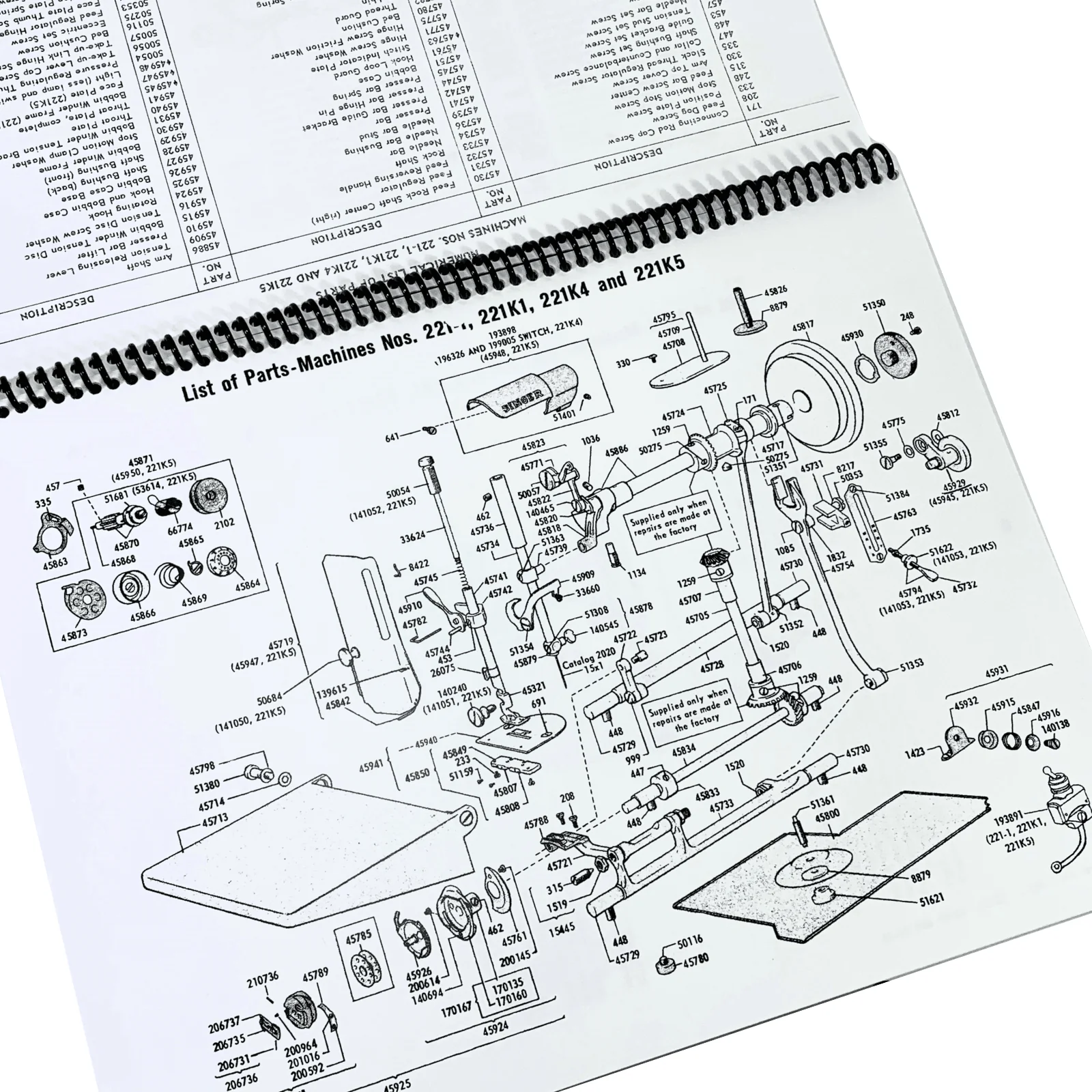 Singer 221 Featherweight Sewing Machine Adjusters Service Repair Manual NEW - Image 3