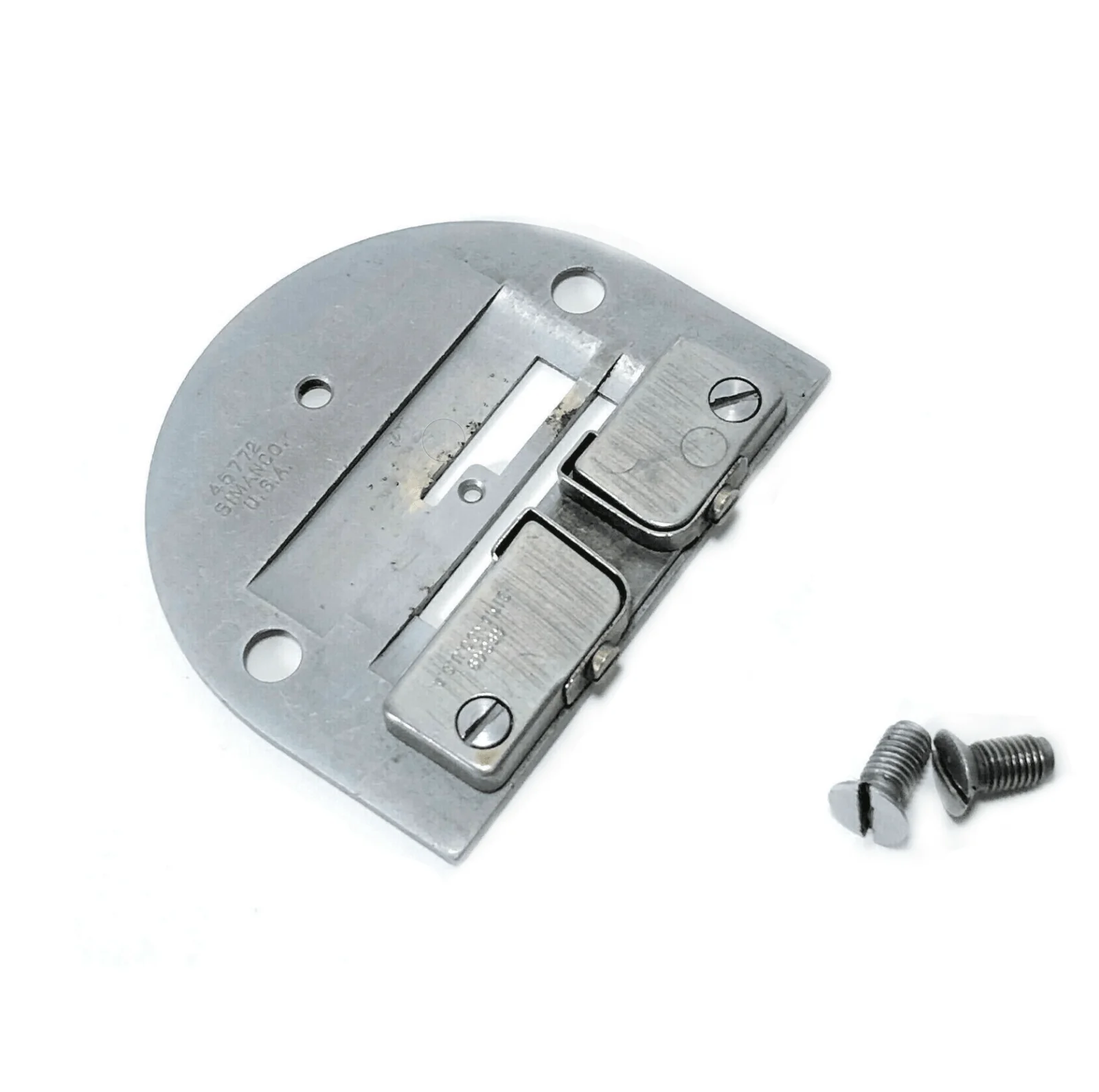 Singer 221 Featherweight Sewing Machine Throat Needle Plate Simanco Part 45772 - Image 3