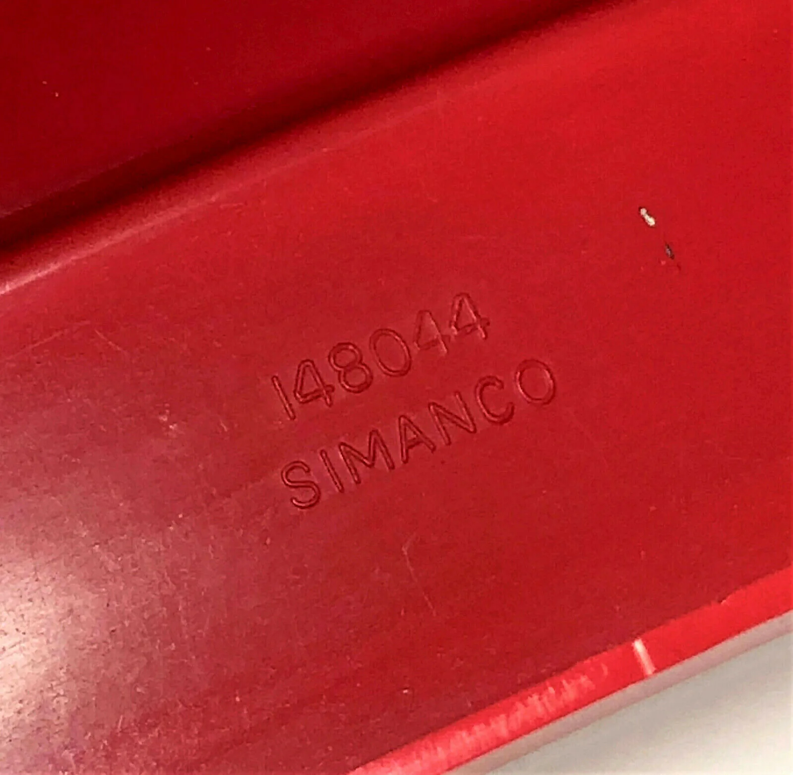 Singer 222K Featherweight Sewing Machine Red Carry Case Accessory Box Side Tray Simanco 148044 - Image 6