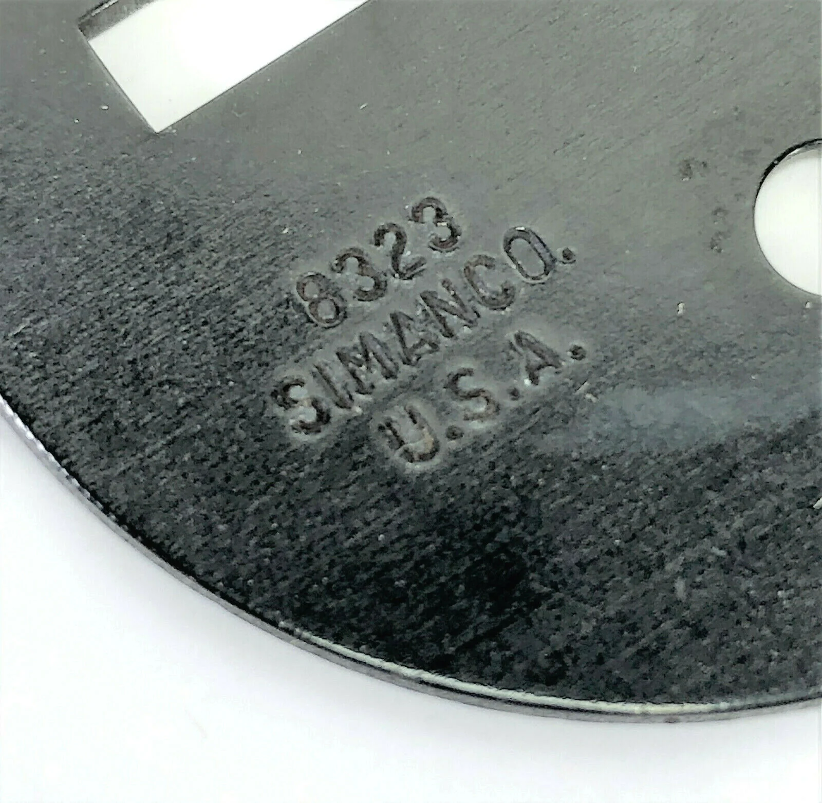 Singer 27 127 28 128 Sewing Machine Blackside Throat Needle Plate Cover Simanco 8323 - Image 2