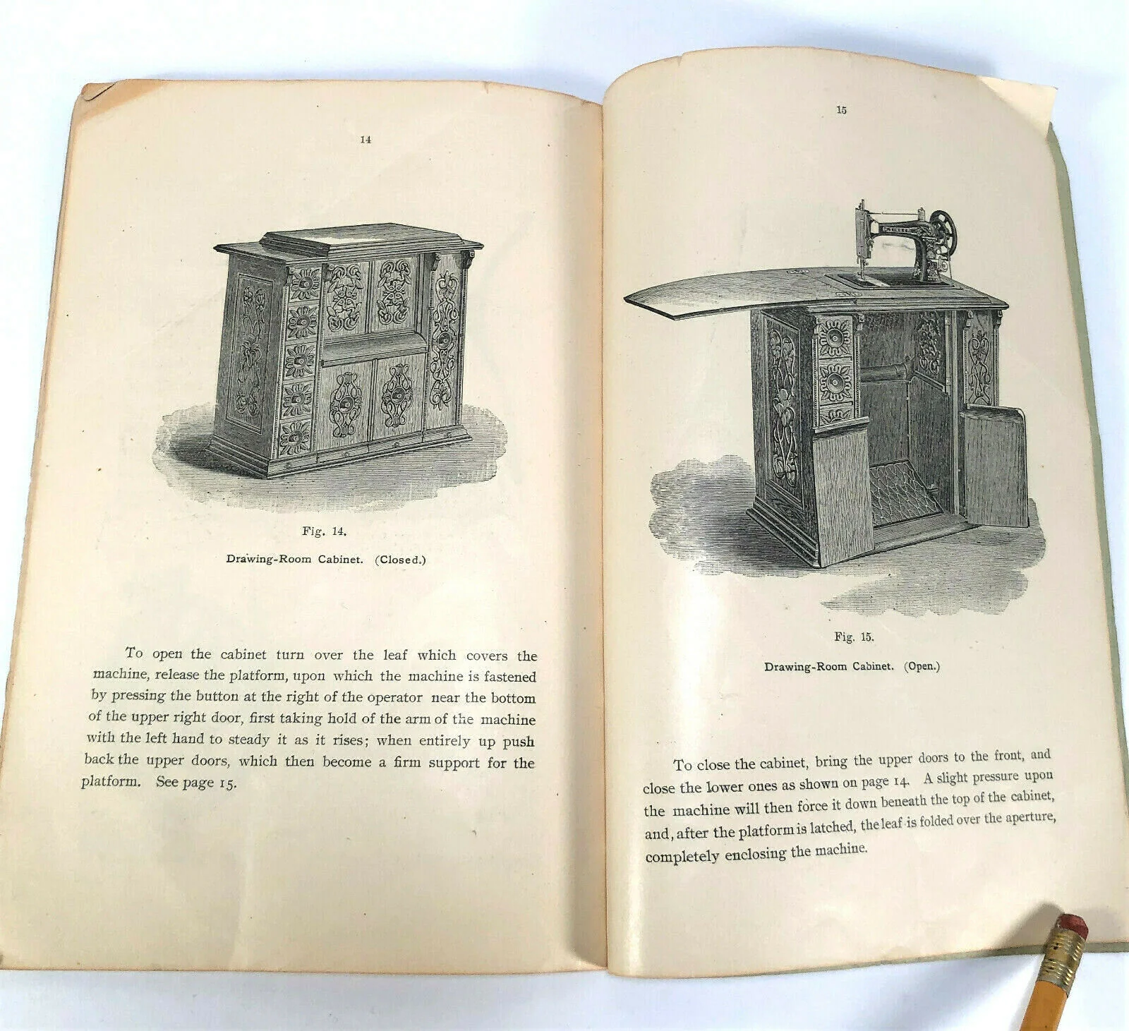 Singer 27-4 Treadle Sewing Machine Instruction Manual Original 1903 - Image 6