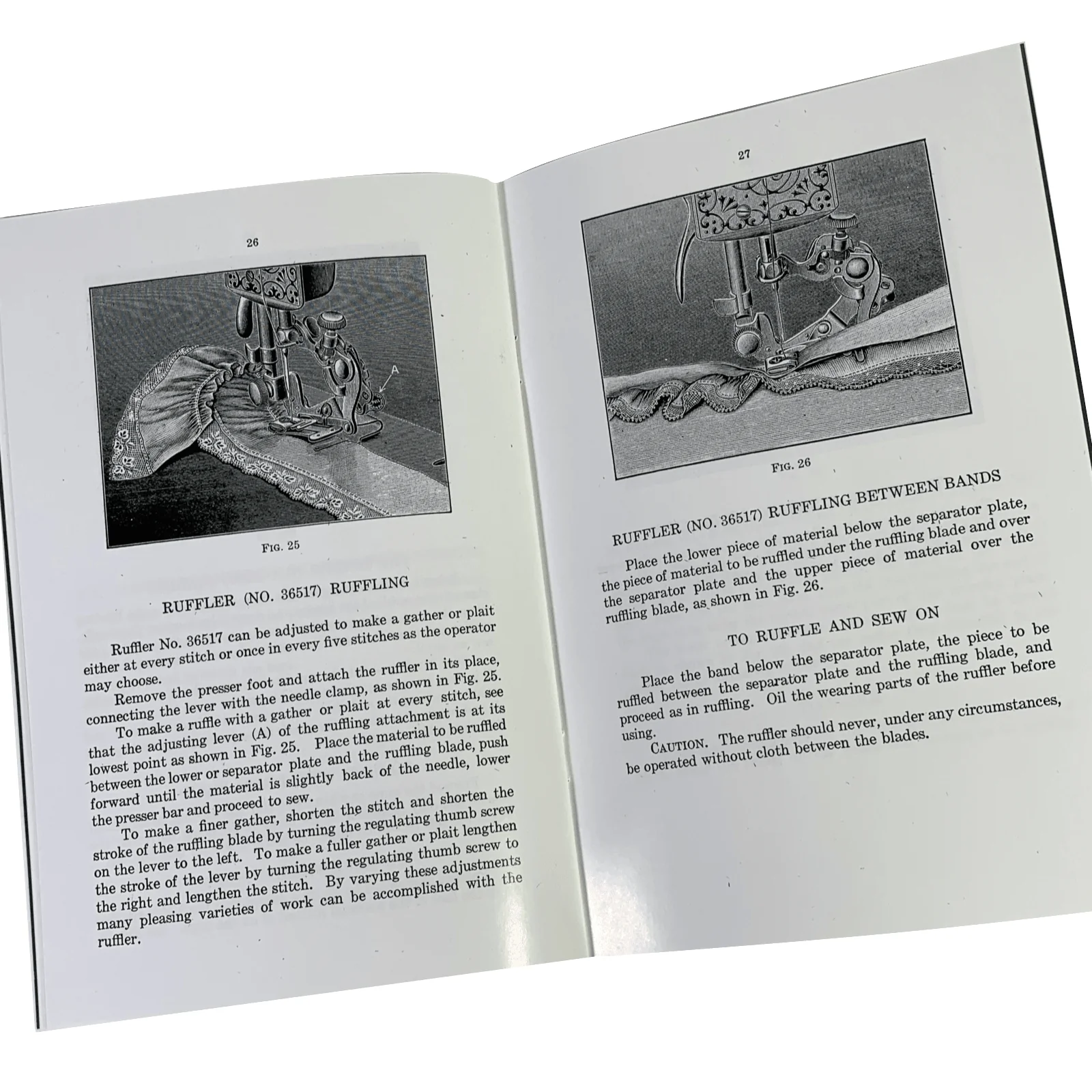 Singer 27 Treadle Sewing Machine Instruction Manual New Reproduction - Image 5