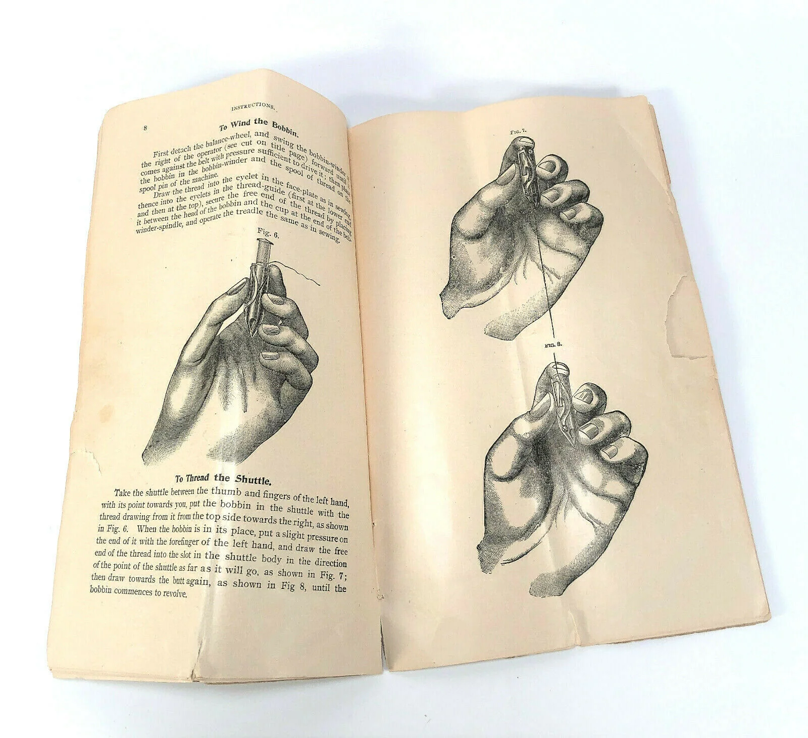 Singer 27 Vibrating Shuttle No 2 Sewing Machine Instruction Manual 1899 Vintage Original - Image 4