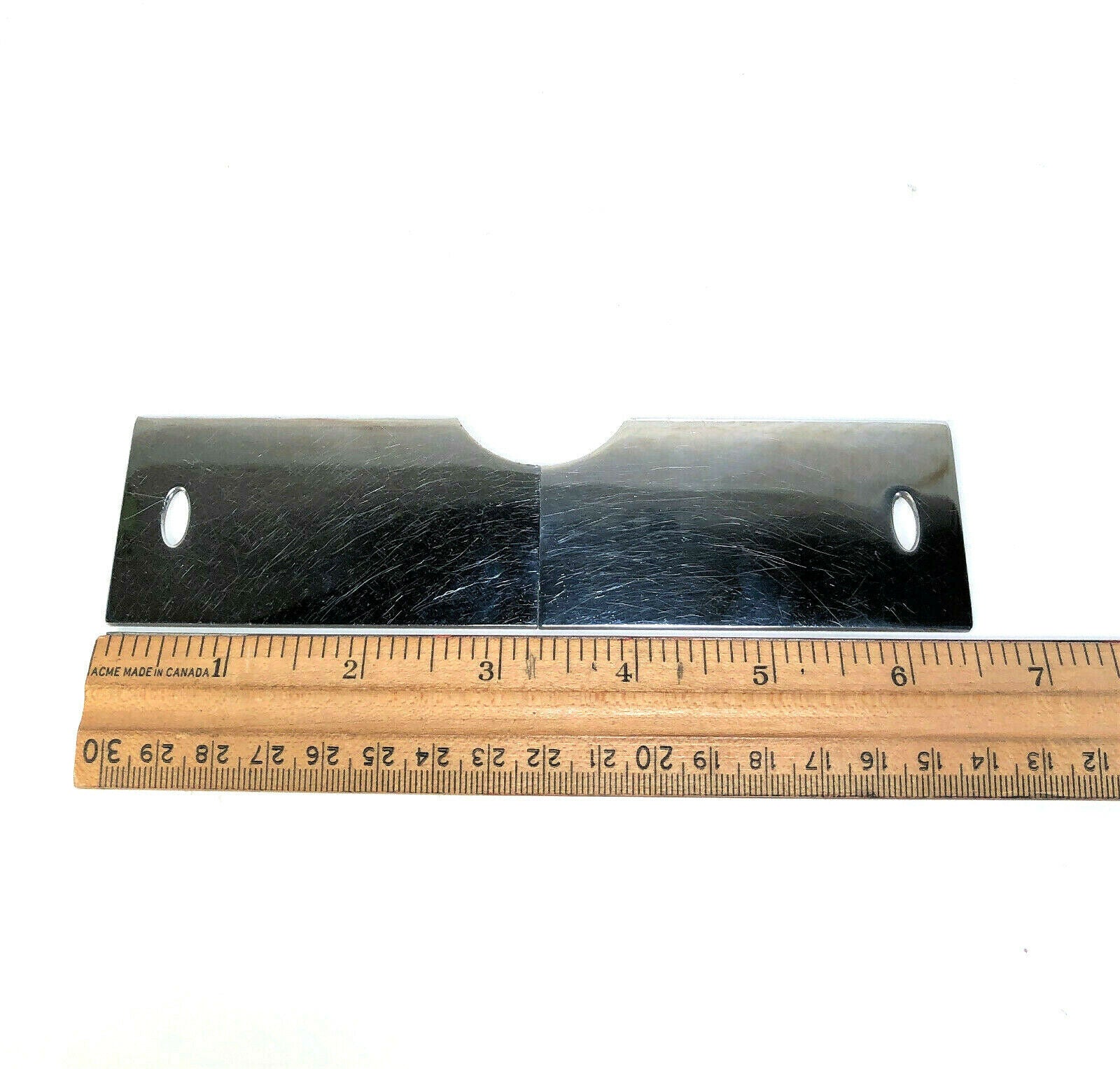 Singer 28 128 Sewing Machine Front Rear Slide Throat Plate Set in Chrome Simanco 54513 54512 8323 - Image 5