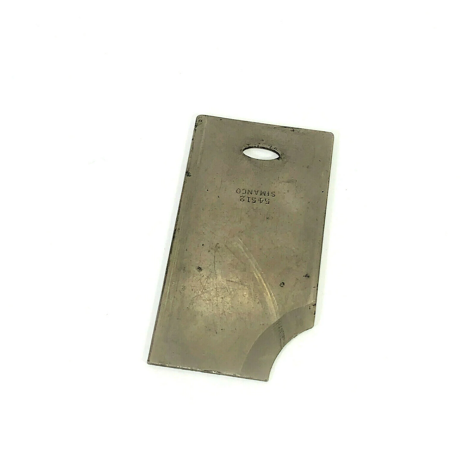 Singer 28 128 Sewing Machine Rear Back Slide Plate in Nickel Simanco 54512 - Image 2