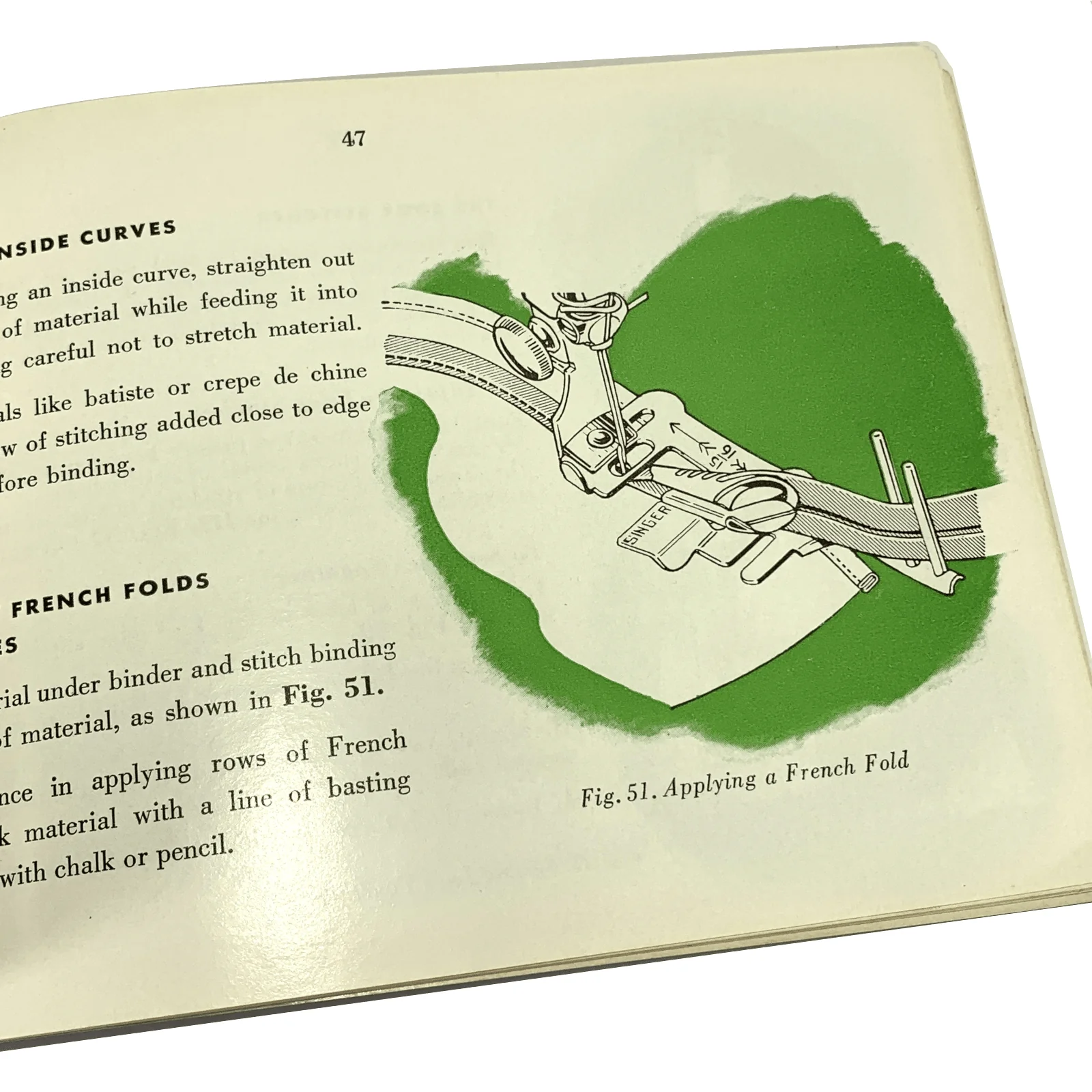 Singer 301 301A Sewing Machine Instruction Manual Vintage Original 1956 - Image 4